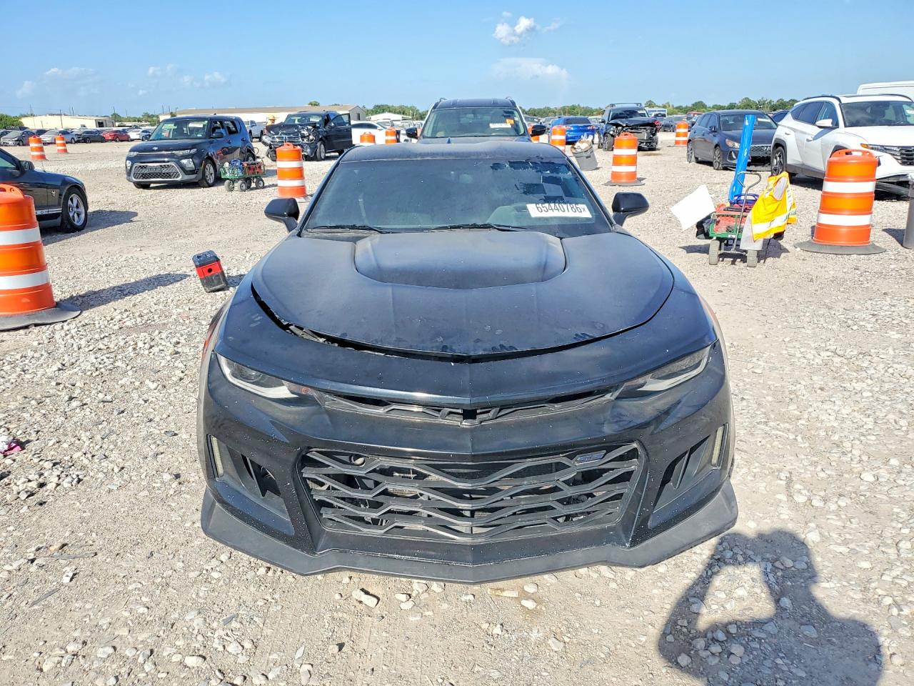 2016 Chevrolet Camaro Ss Black vin: 1G1FH1R75G0173301