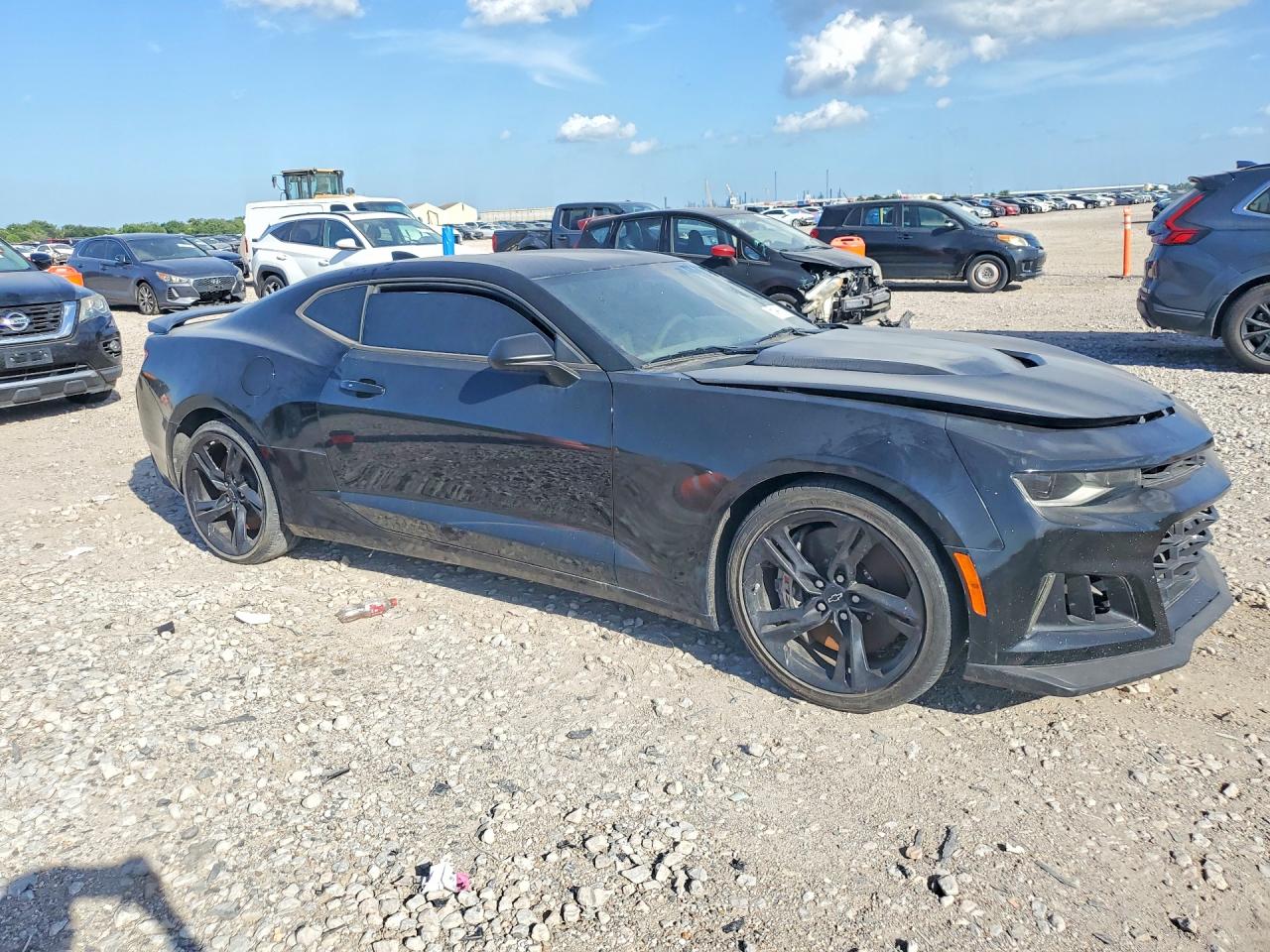 2016 Chevrolet Camaro Ss Black vin: 1G1FH1R75G0173301