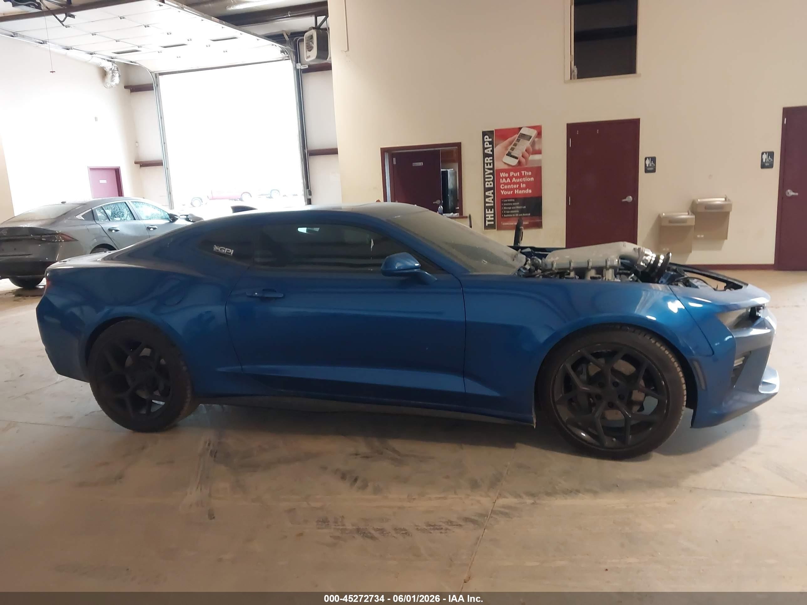 2016 Chevrolet Camaro 2ss Синий vin: 1G1FH1R76G0150562