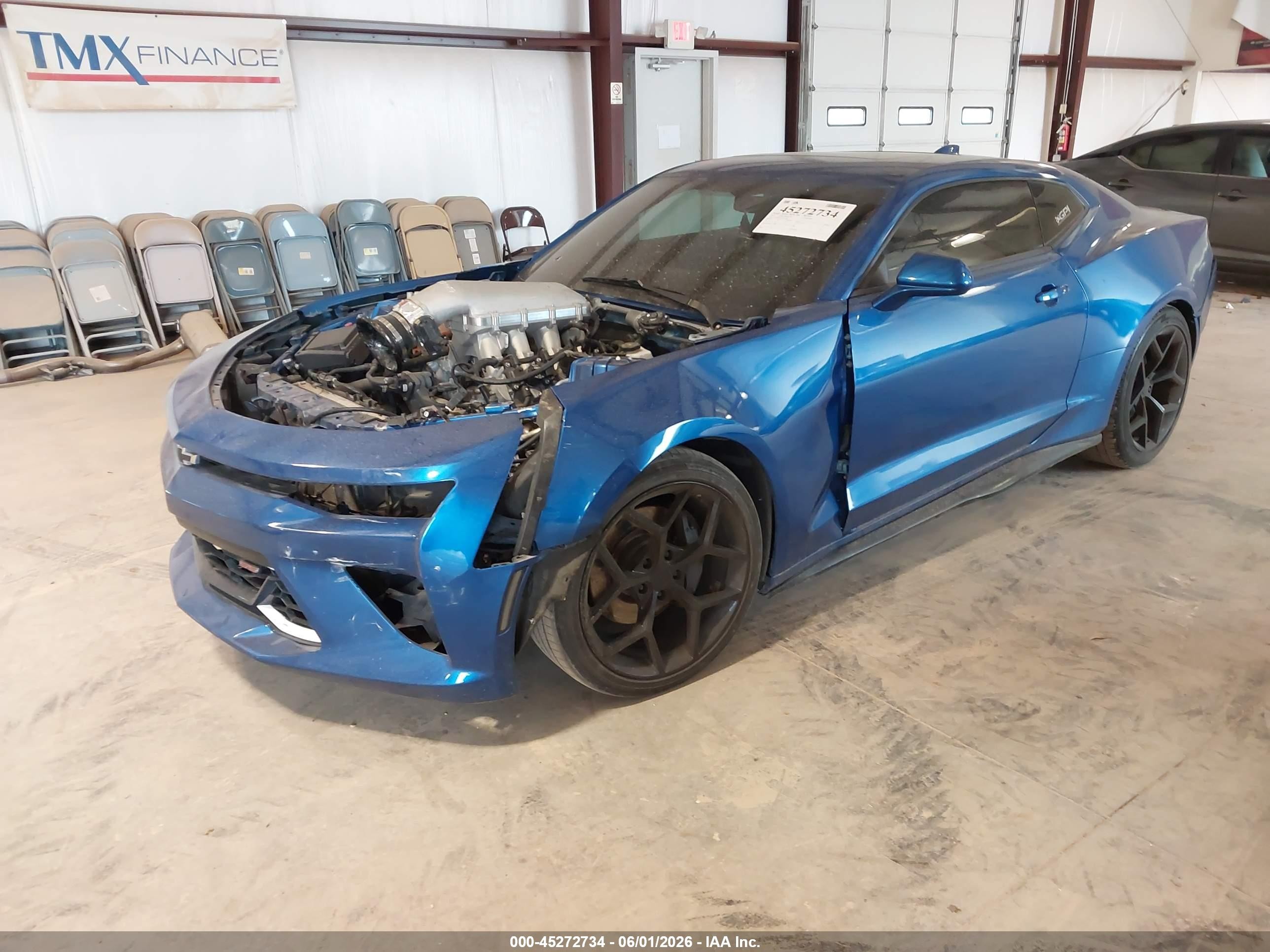 2016 Chevrolet Camaro 2ss Синий vin: 1G1FH1R76G0150562