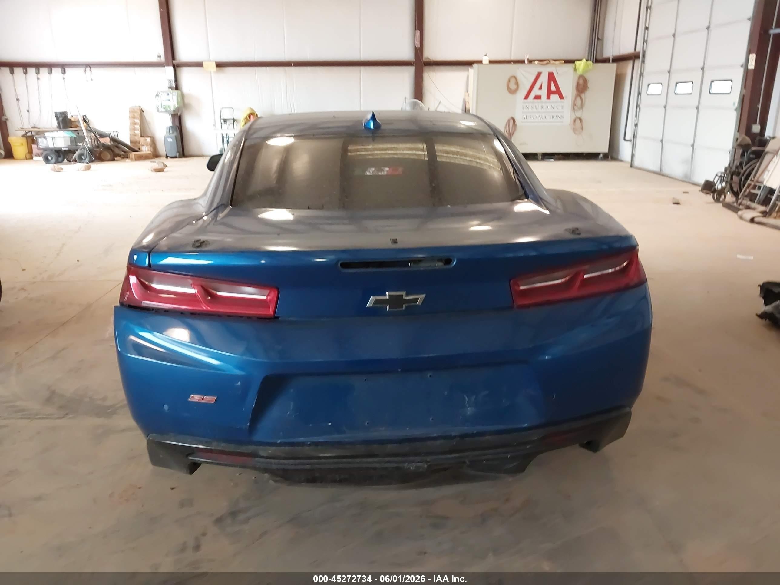 2016 Chevrolet Camaro 2ss Синий vin: 1G1FH1R76G0150562