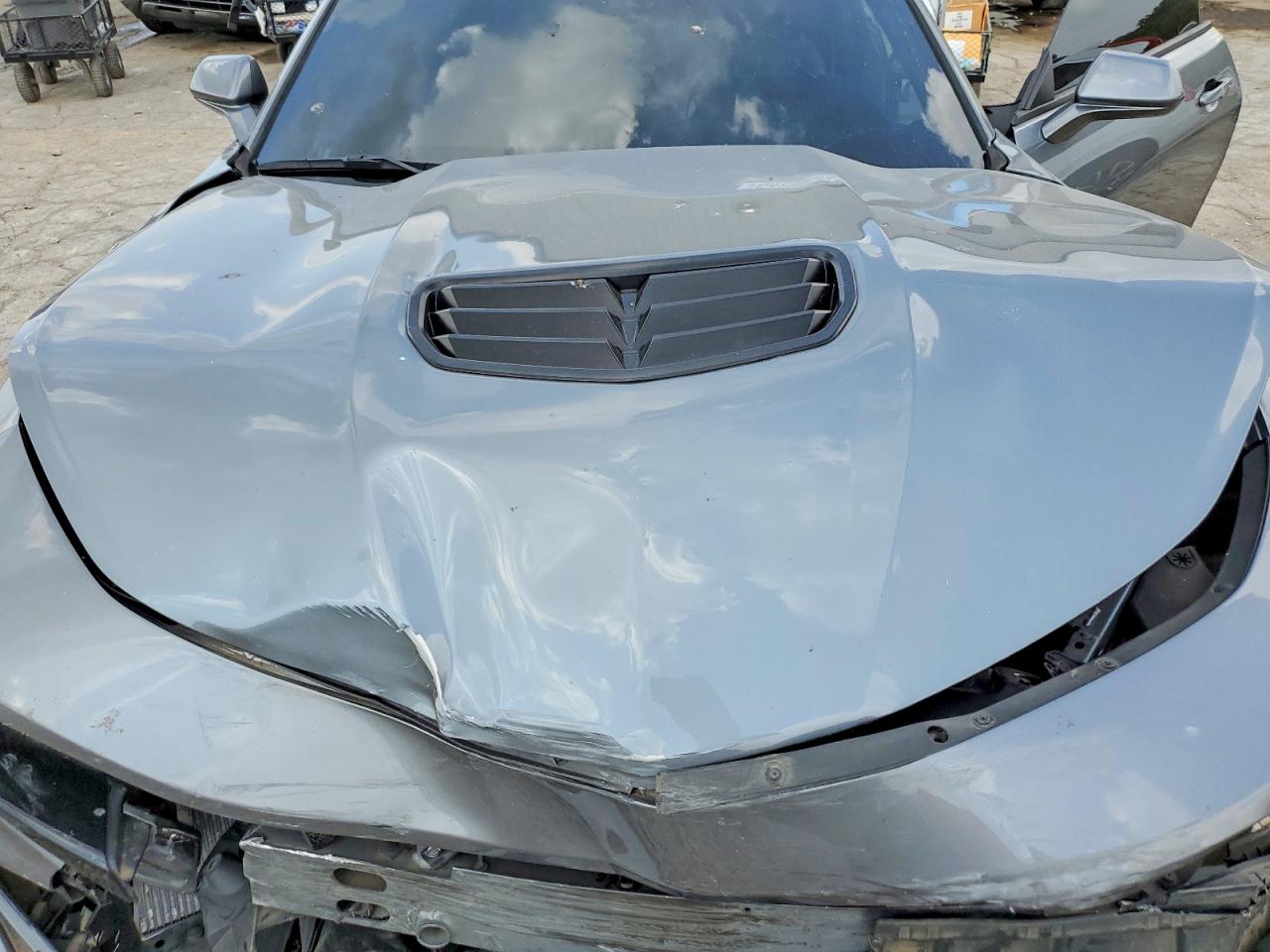 2019 Chevrolet Camaro Ss Gray vin: 1G1FH1R76K0107204