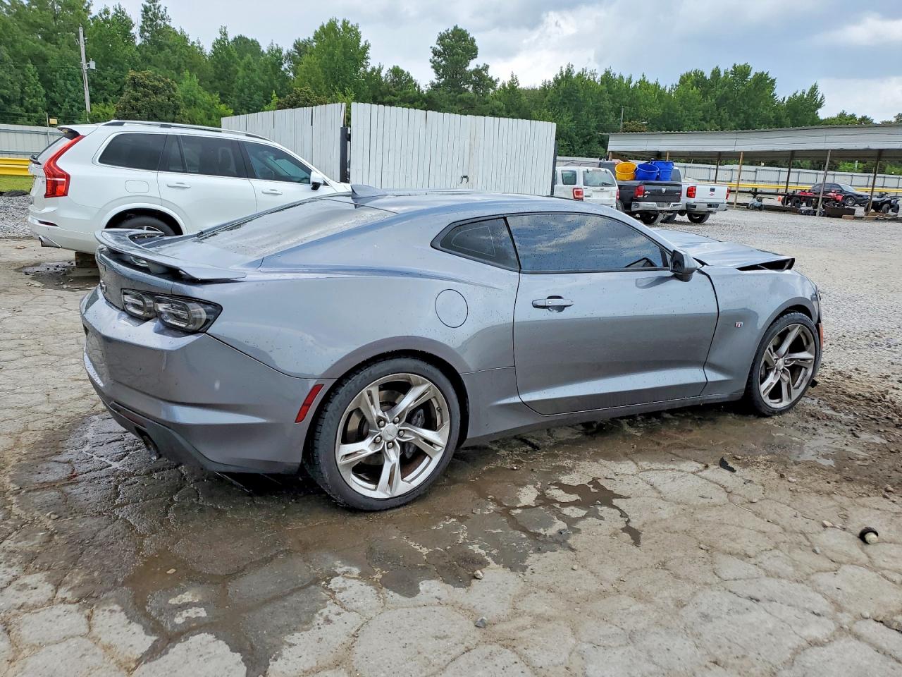 2019 Chevrolet Camaro Ss Gray vin: 1G1FH1R76K0107204