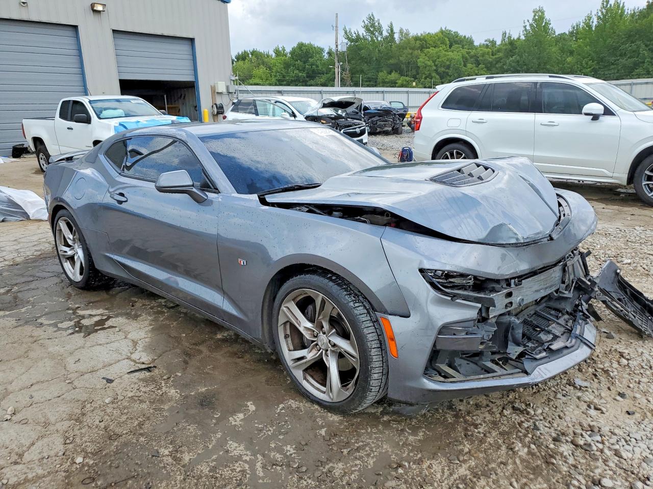 2019 Chevrolet Camaro Ss Gray vin: 1G1FH1R76K0107204