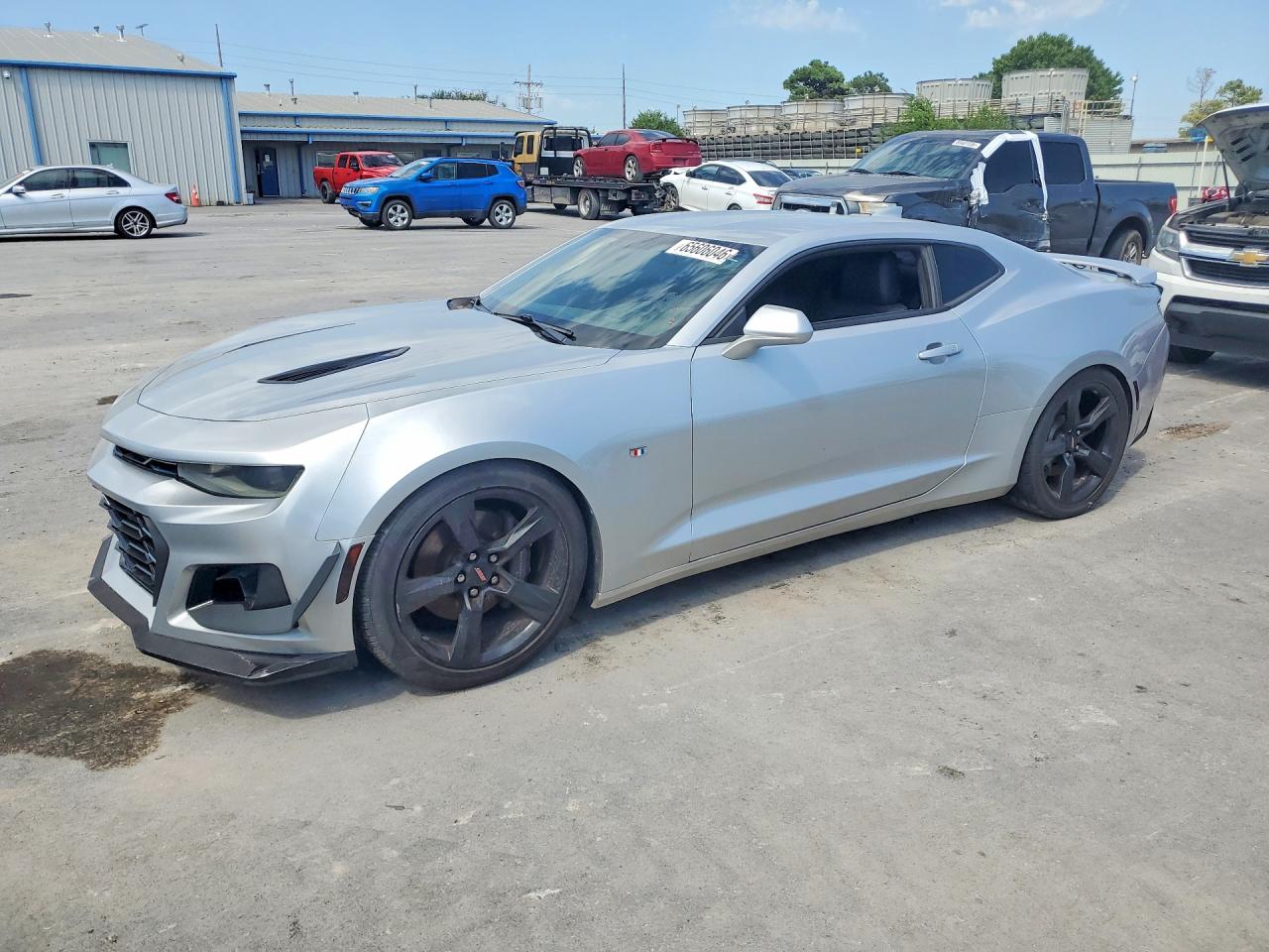 2017 Chevrolet Camaro Ss Silver vin: 1G1FH1R77H0106118