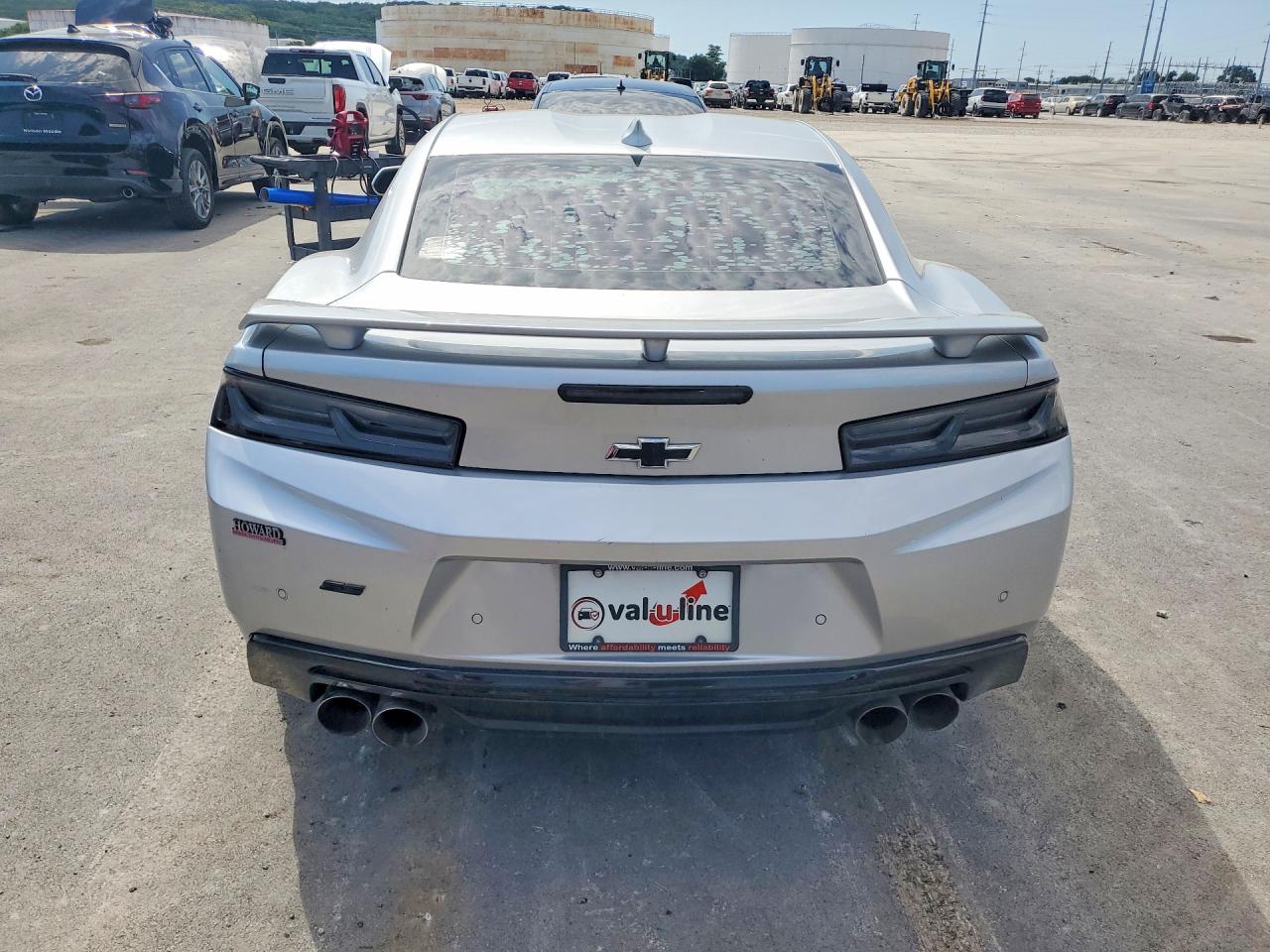 2017 Chevrolet Camaro Ss Silver vin: 1G1FH1R77H0106118