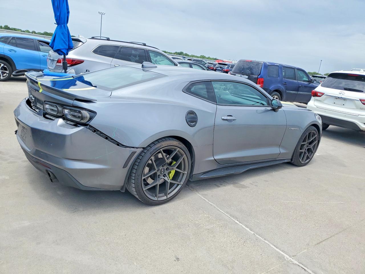 2020 Chevrolet Camaro Ss Charcoal vin: 1G1FH1R78L0139413