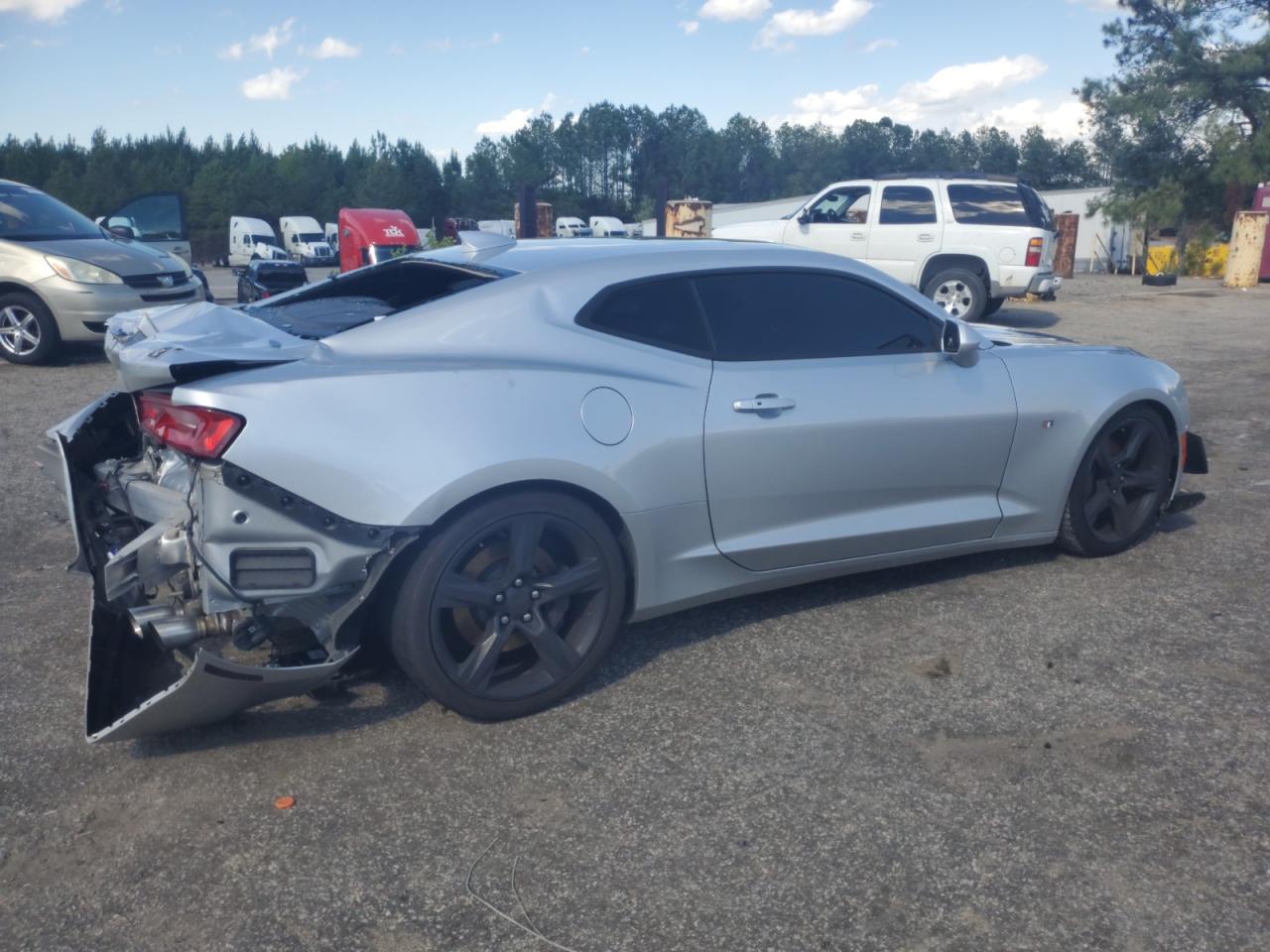 2016 Chevrolet Camaro Ss Silver vin: 1G1FH1R79G0107396