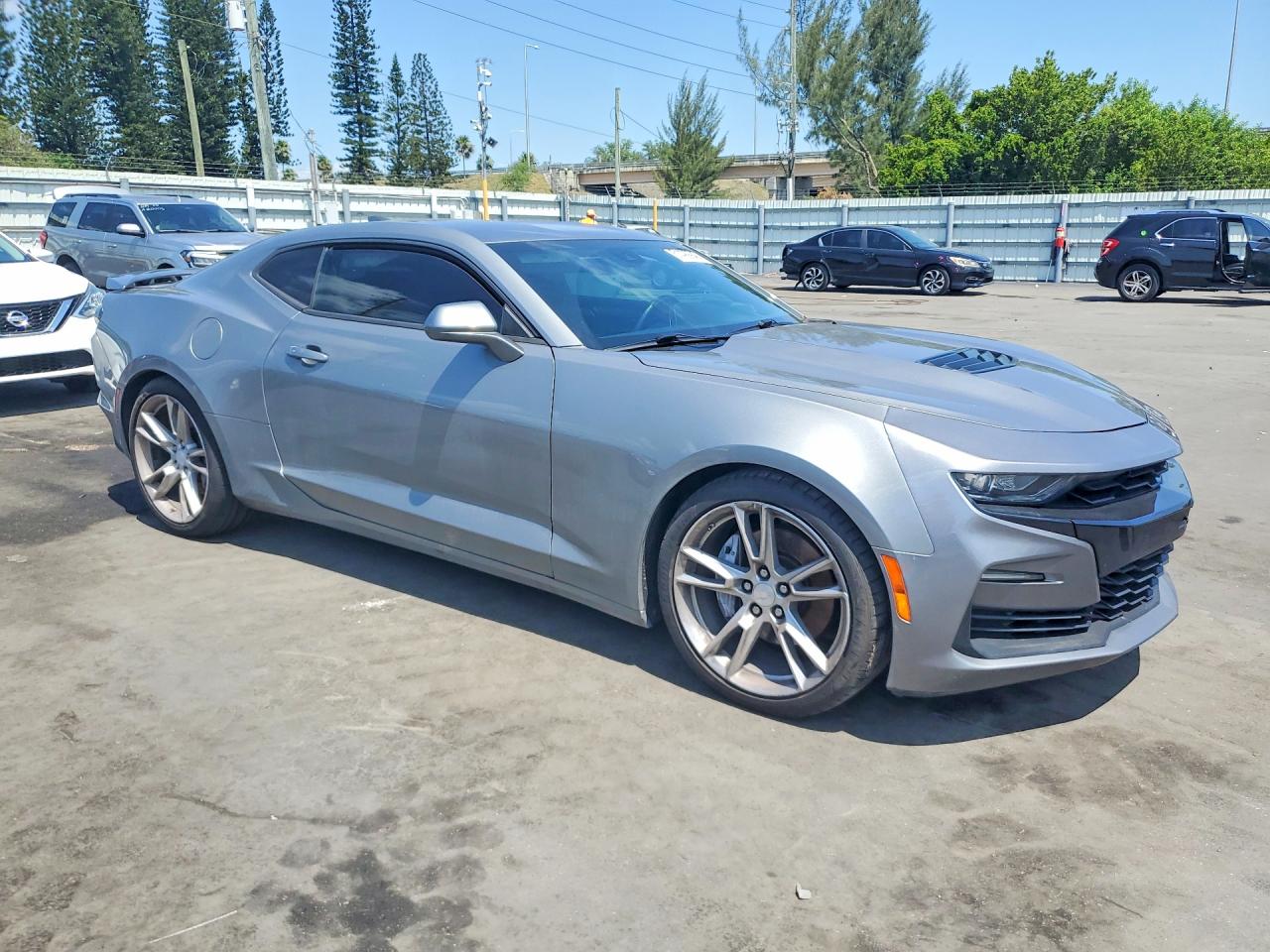 2019 Chevrolet Camaro Ss Серый vin: 1G1FH1R79K0125941