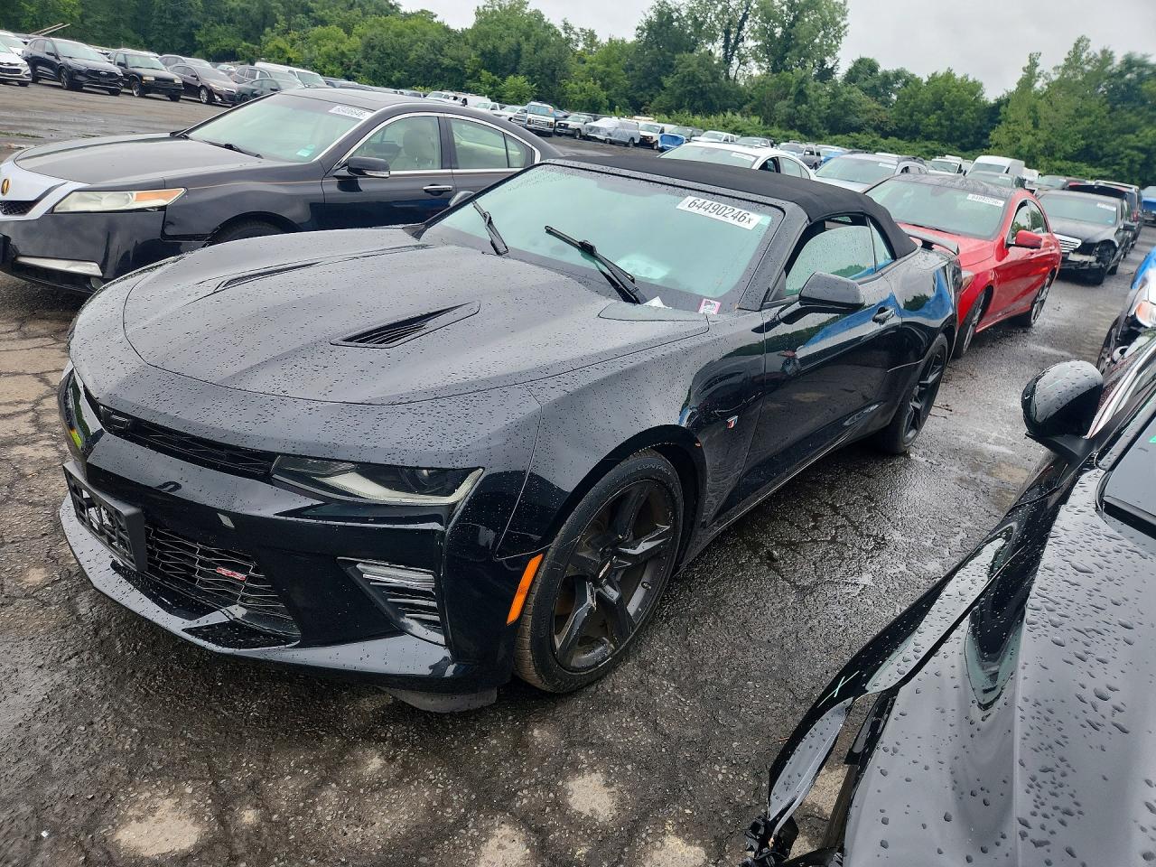 2017 Chevrolet Camaro Ss Черный vin: 1G1FH3D73H0122853
