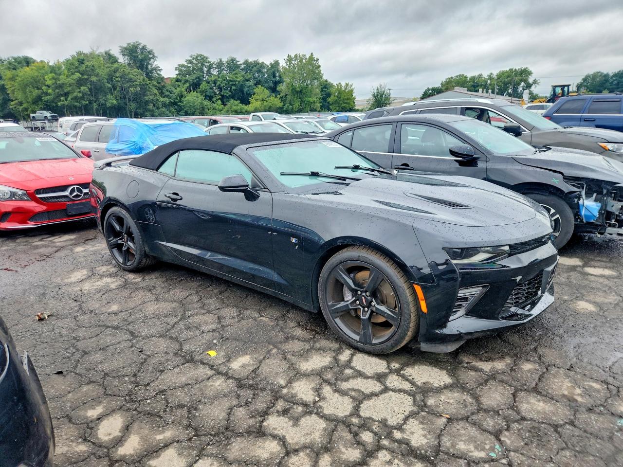 2017 Chevrolet Camaro Ss Черный vin: 1G1FH3D73H0122853