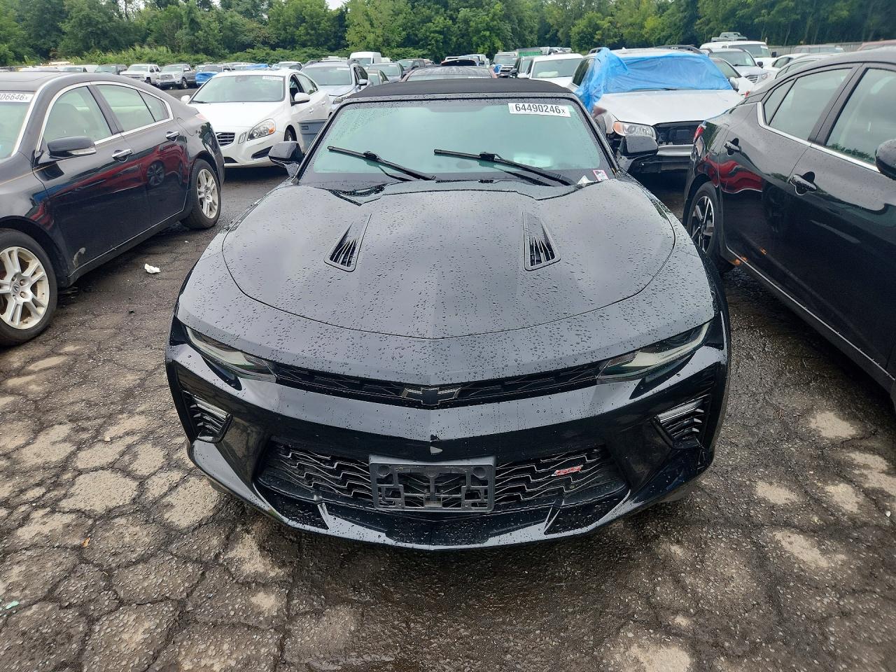2017 Chevrolet Camaro Ss Черный vin: 1G1FH3D73H0122853