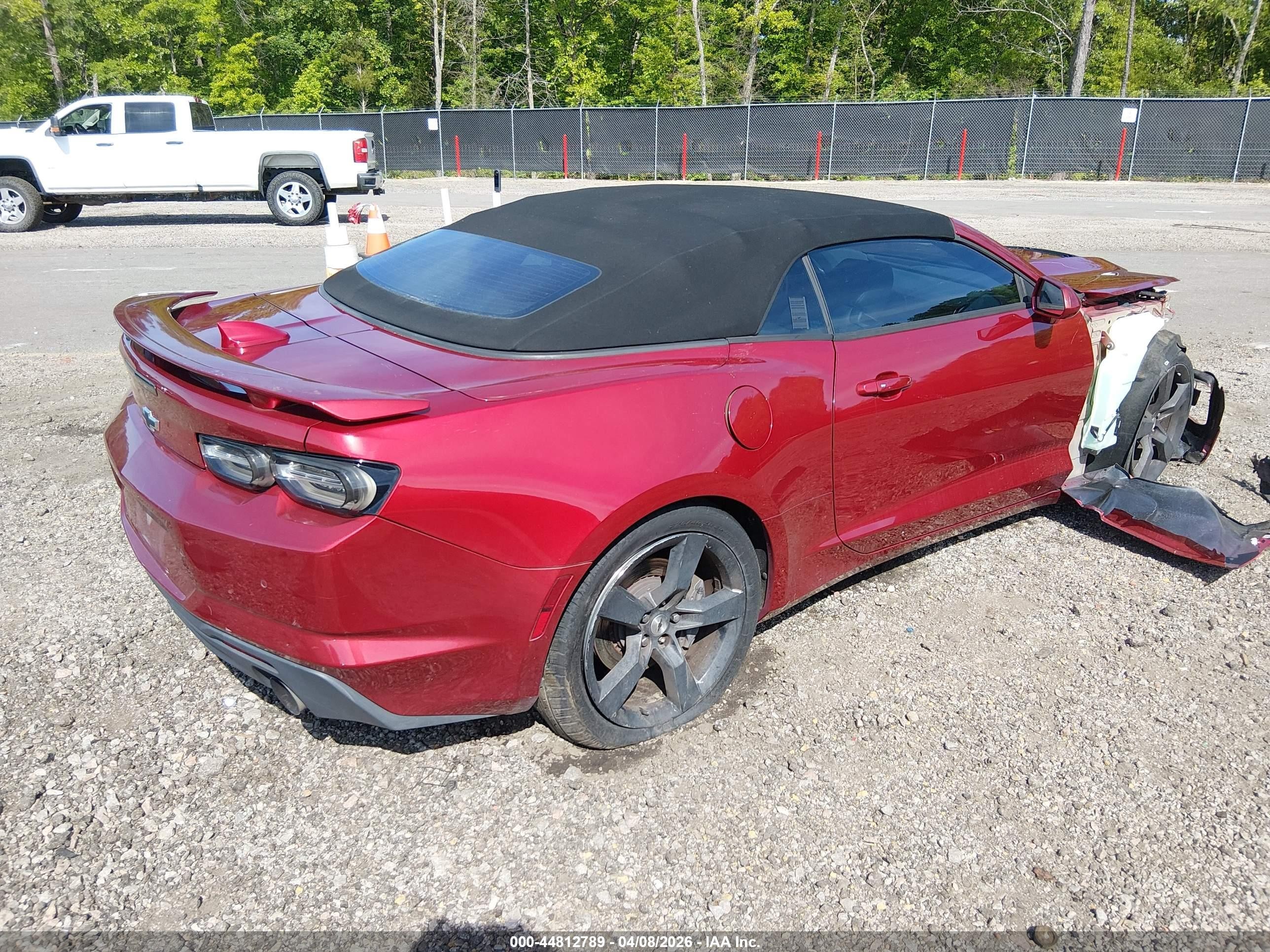 2021 Chevrolet Camaro Rwd  2ss Красный vin: 1G1FH3D75M0133928