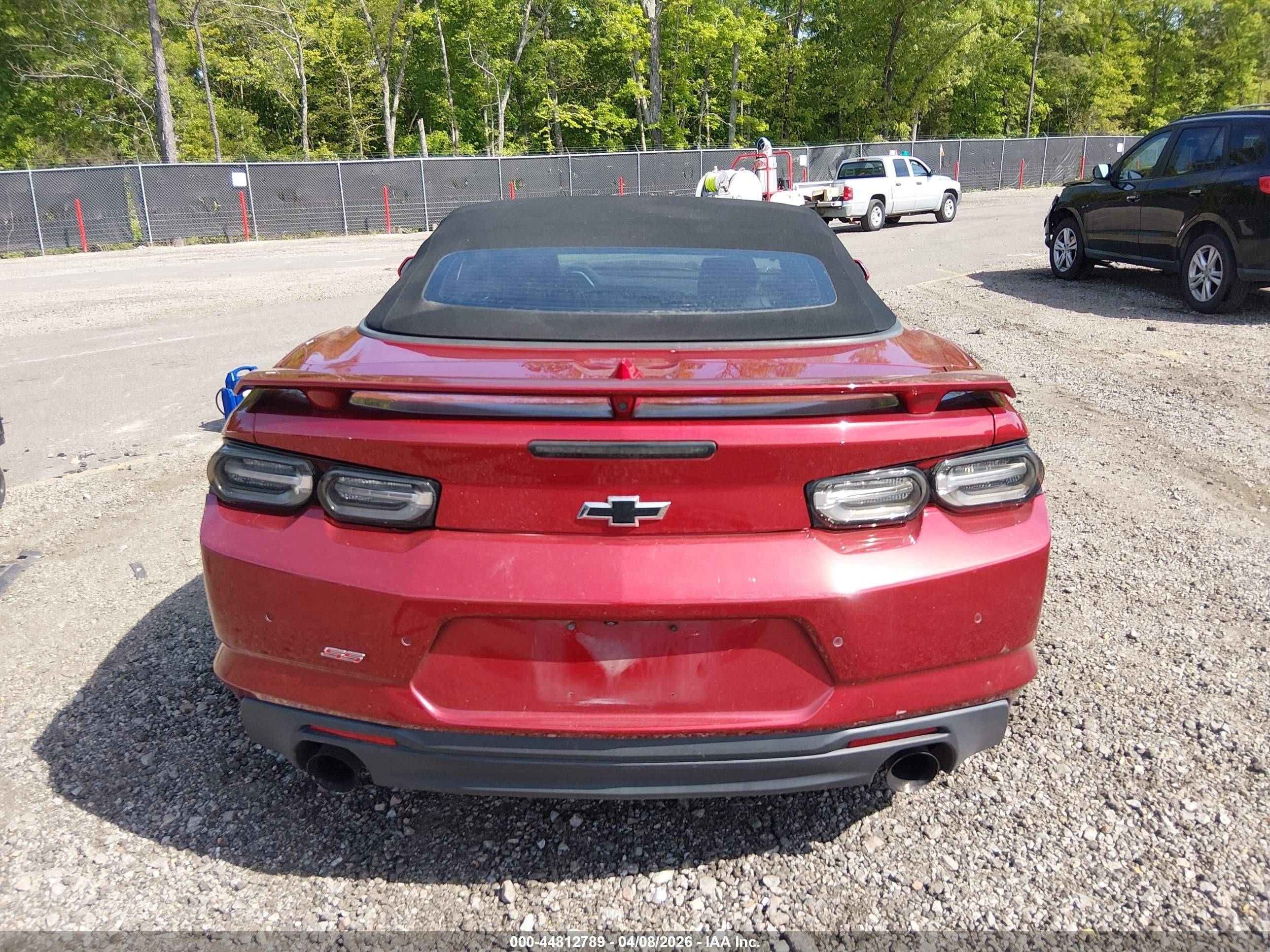 2021 Chevrolet Camaro Rwd  2ss Красный vin: 1G1FH3D75M0133928