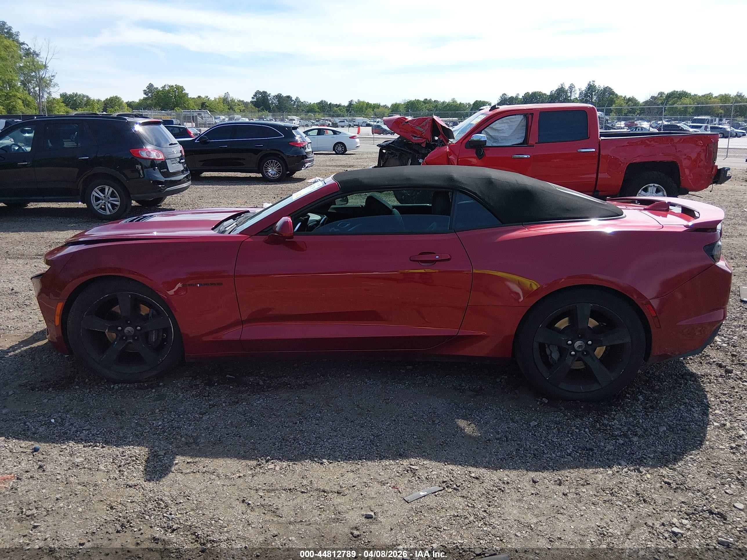 2021 Chevrolet Camaro Rwd  2ss Красный vin: 1G1FH3D75M0133928
