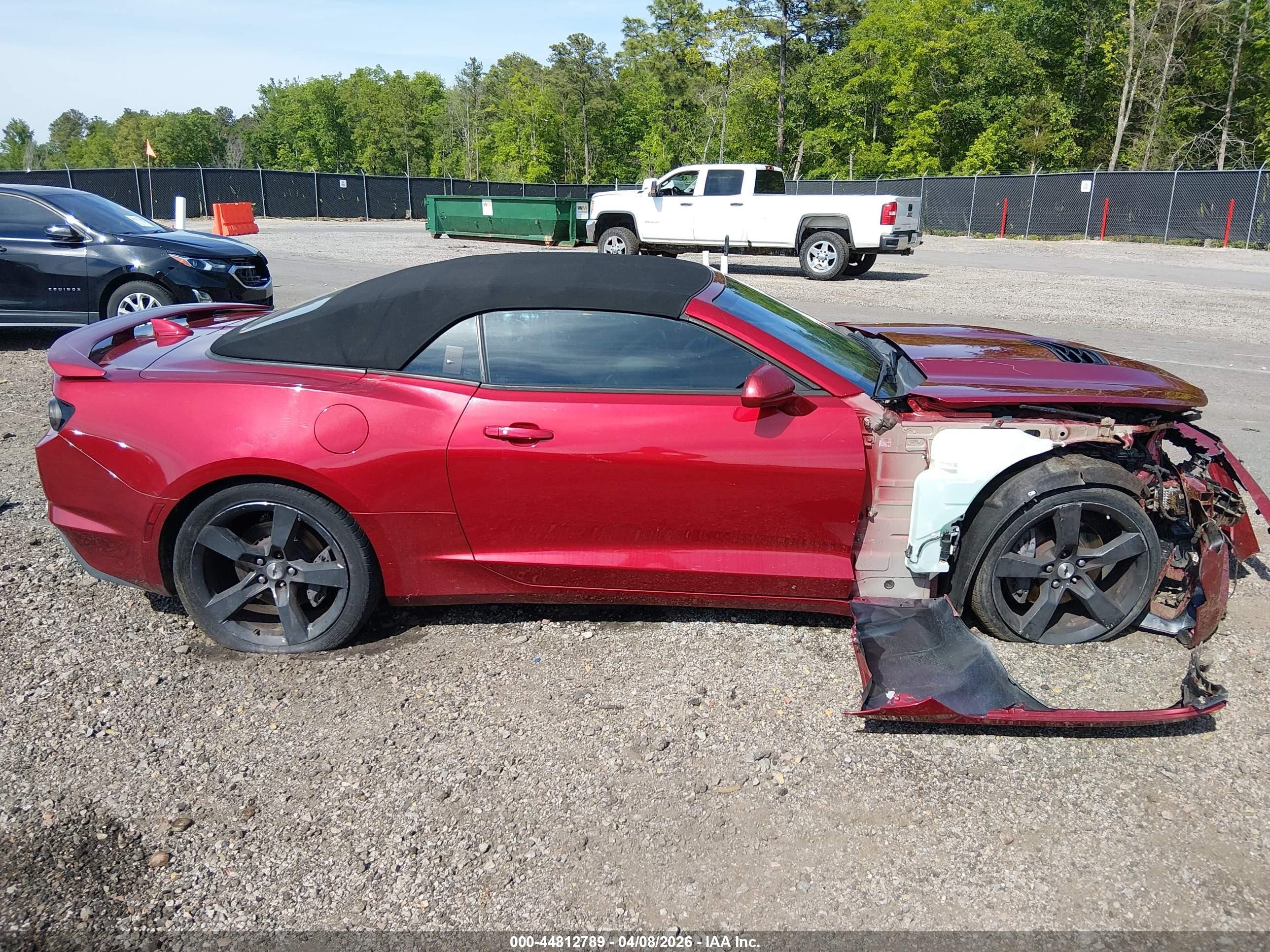 2021 Chevrolet Camaro Rwd  2ss Красный vin: 1G1FH3D75M0133928