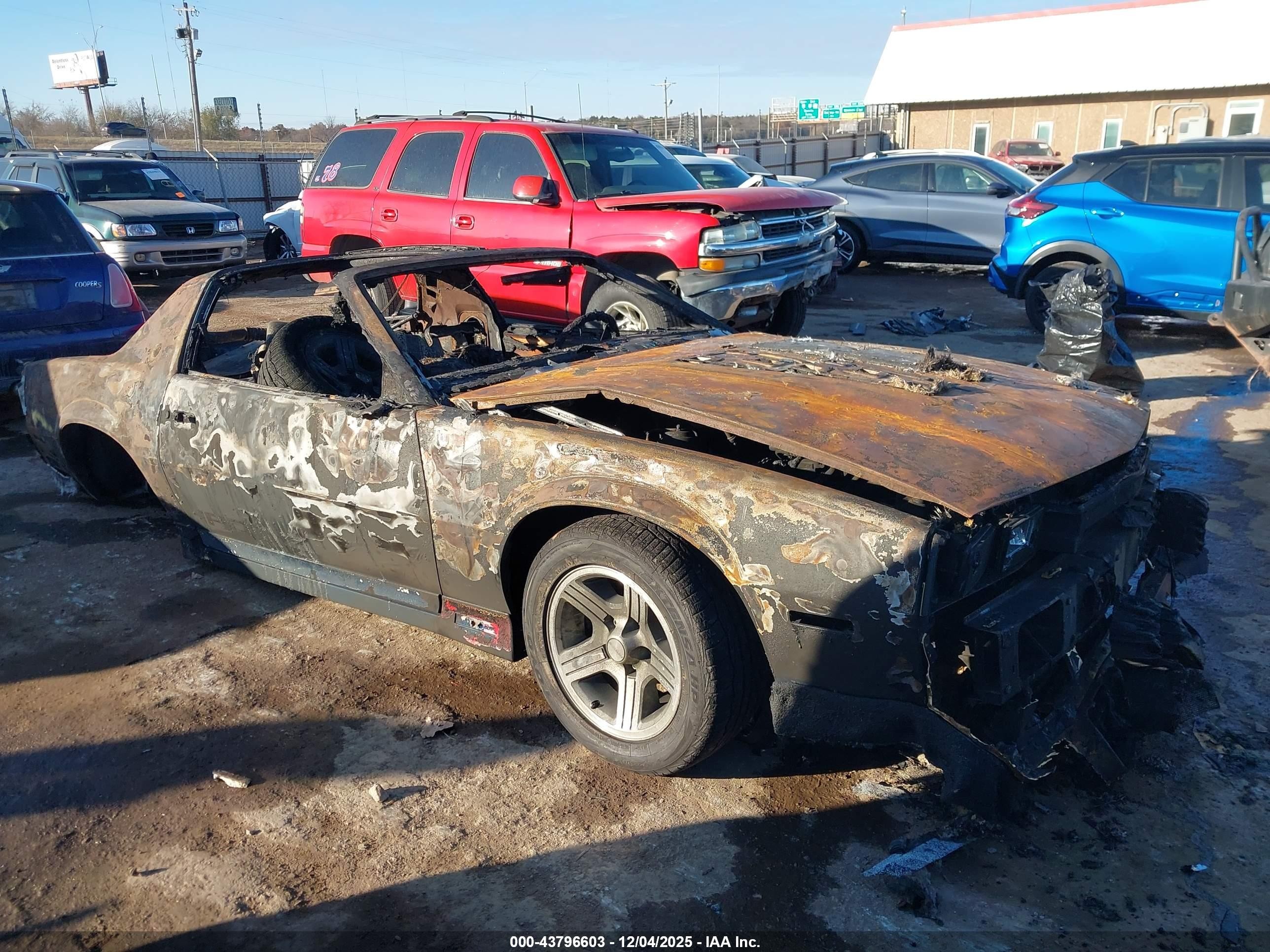 1989 Chevrolet Camaro   Black vin: 1G1FP2181KL171517