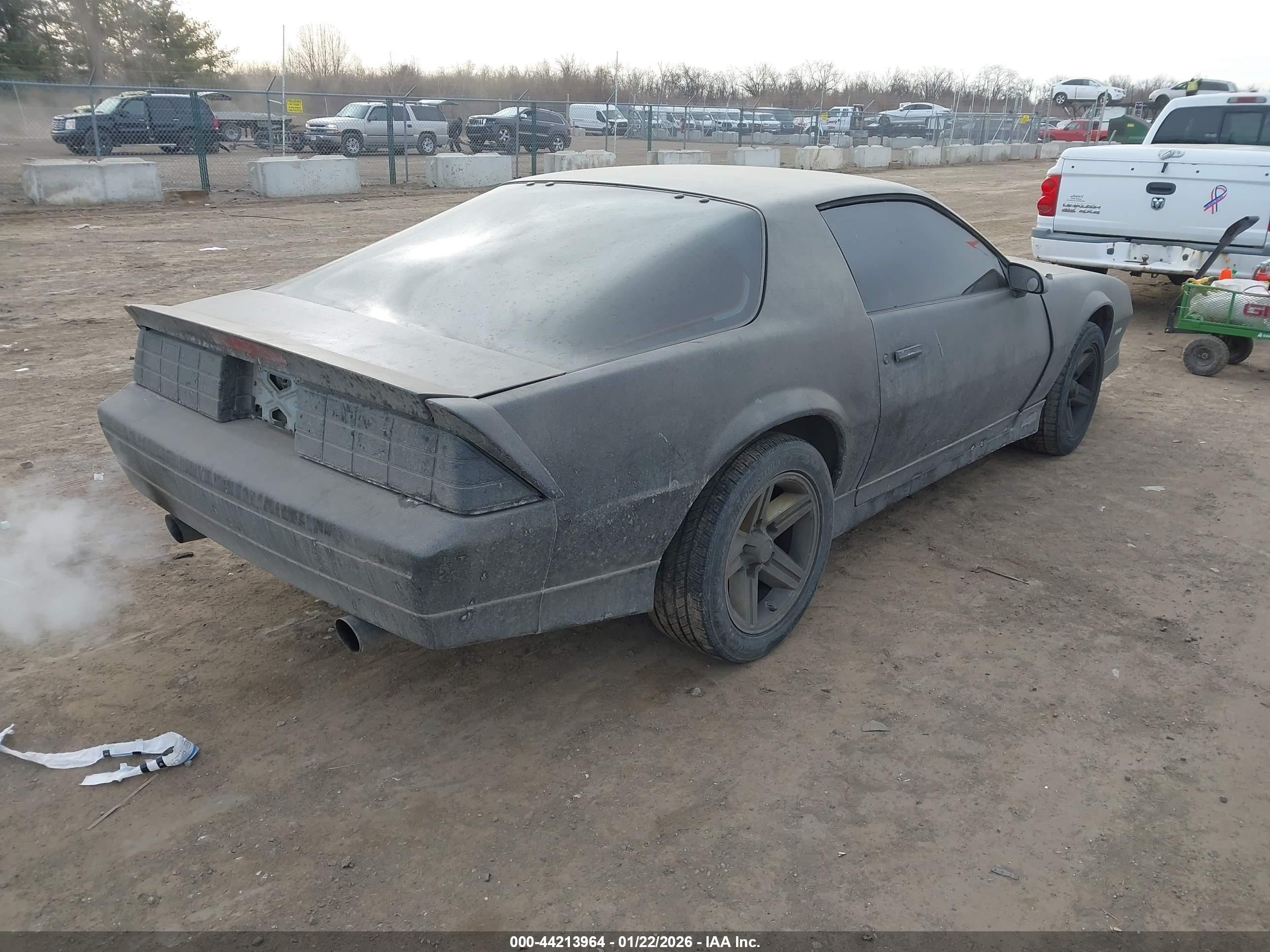 1988 Chevrolet Camaro   Gray vin: 1G1FP2183JL160887