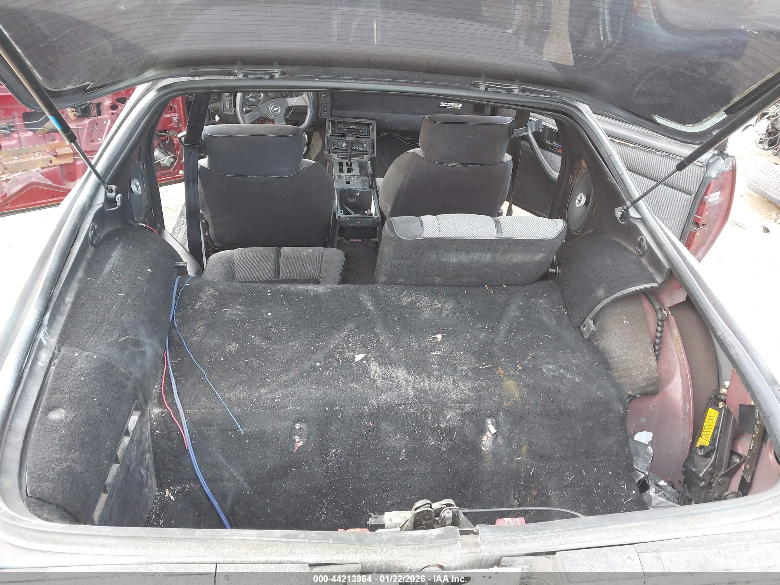 1988 Chevrolet Camaro   Gray vin: 1G1FP2183JL160887