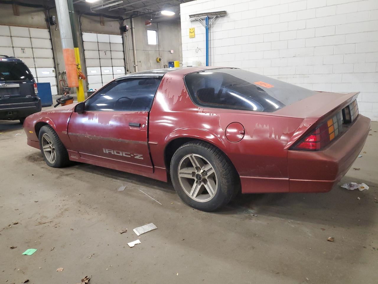 1988 Chevrolet Camaro Maroon vin: 1G1FP2185JL179067