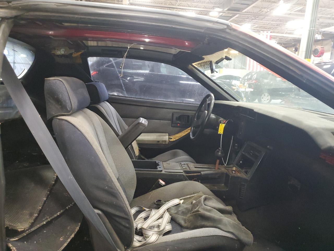 1988 Chevrolet Camaro Maroon vin: 1G1FP2185JL179067