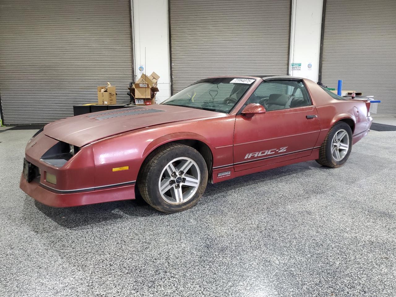1987 Chevrolet Camaro Бордовый vin: 1G1FP2187HL120953
