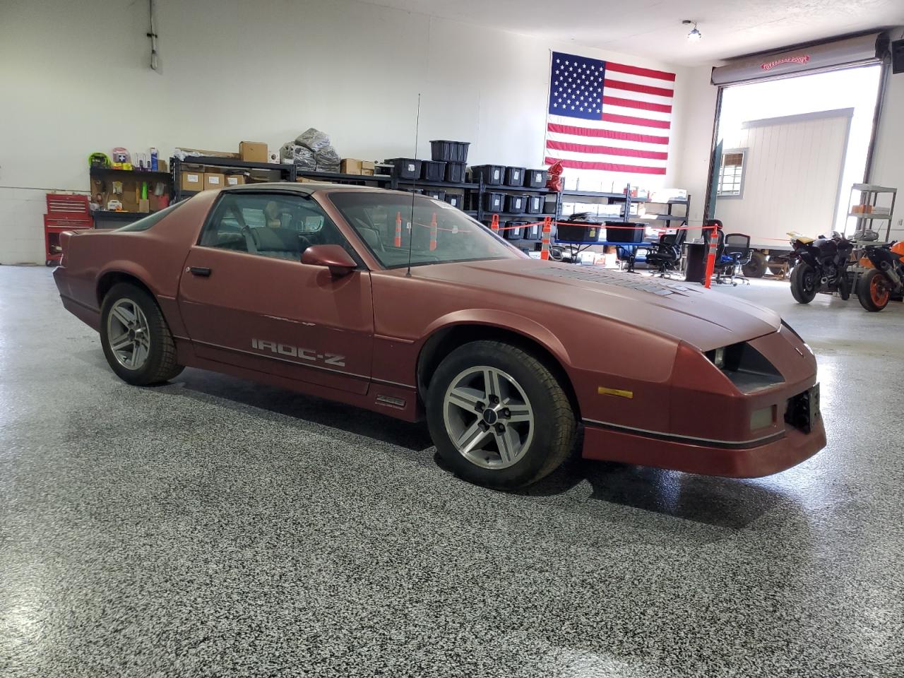 1987 Chevrolet Camaro Бордовый vin: 1G1FP2187HL120953