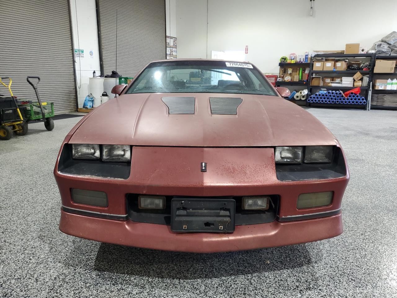 1987 Chevrolet Camaro Бордовый vin: 1G1FP2187HL120953