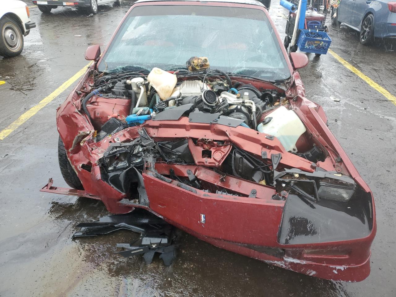 1987 Chevrolet Camaro Бордовый vin: 1G1FP2189HL133493