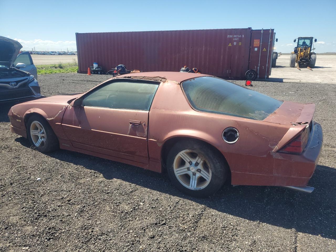 1988 Chevrolet Camaro Burgundy vin: 1G1FP218XJL187441
