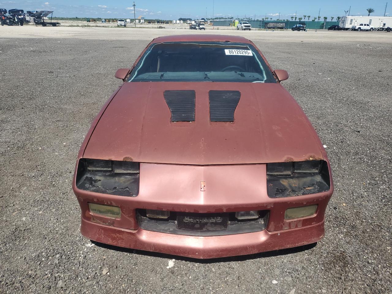 1988 Chevrolet Camaro Burgundy vin: 1G1FP218XJL187441