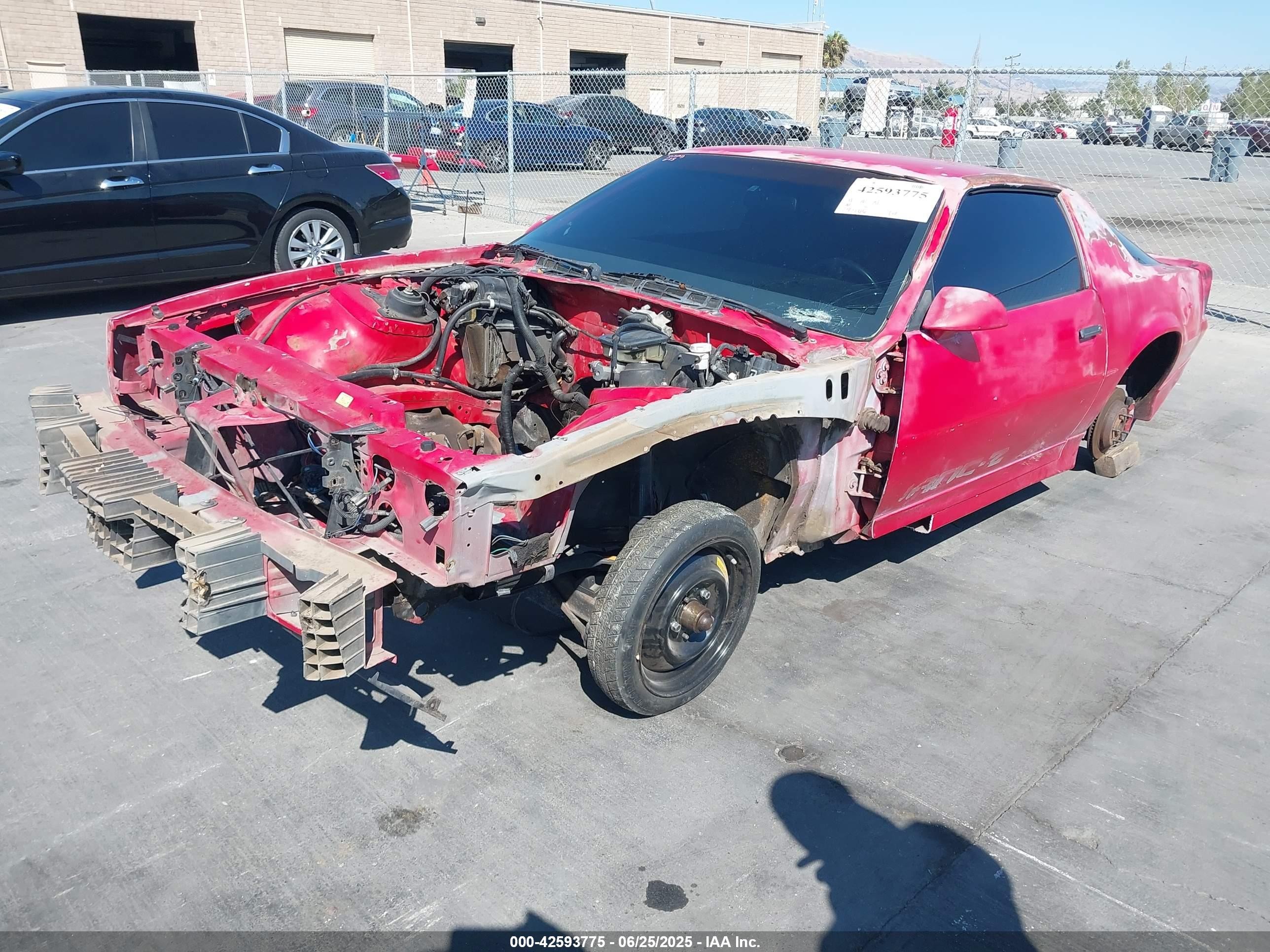 1989 Chevrolet Camaro   Red vin: 1G1FP21E3KL205446