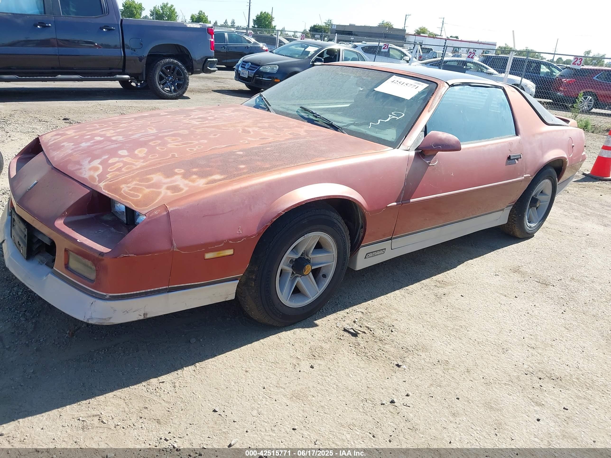 1988 Chevrolet Camaro   Brown vin: 1G1FP21E5JL147483