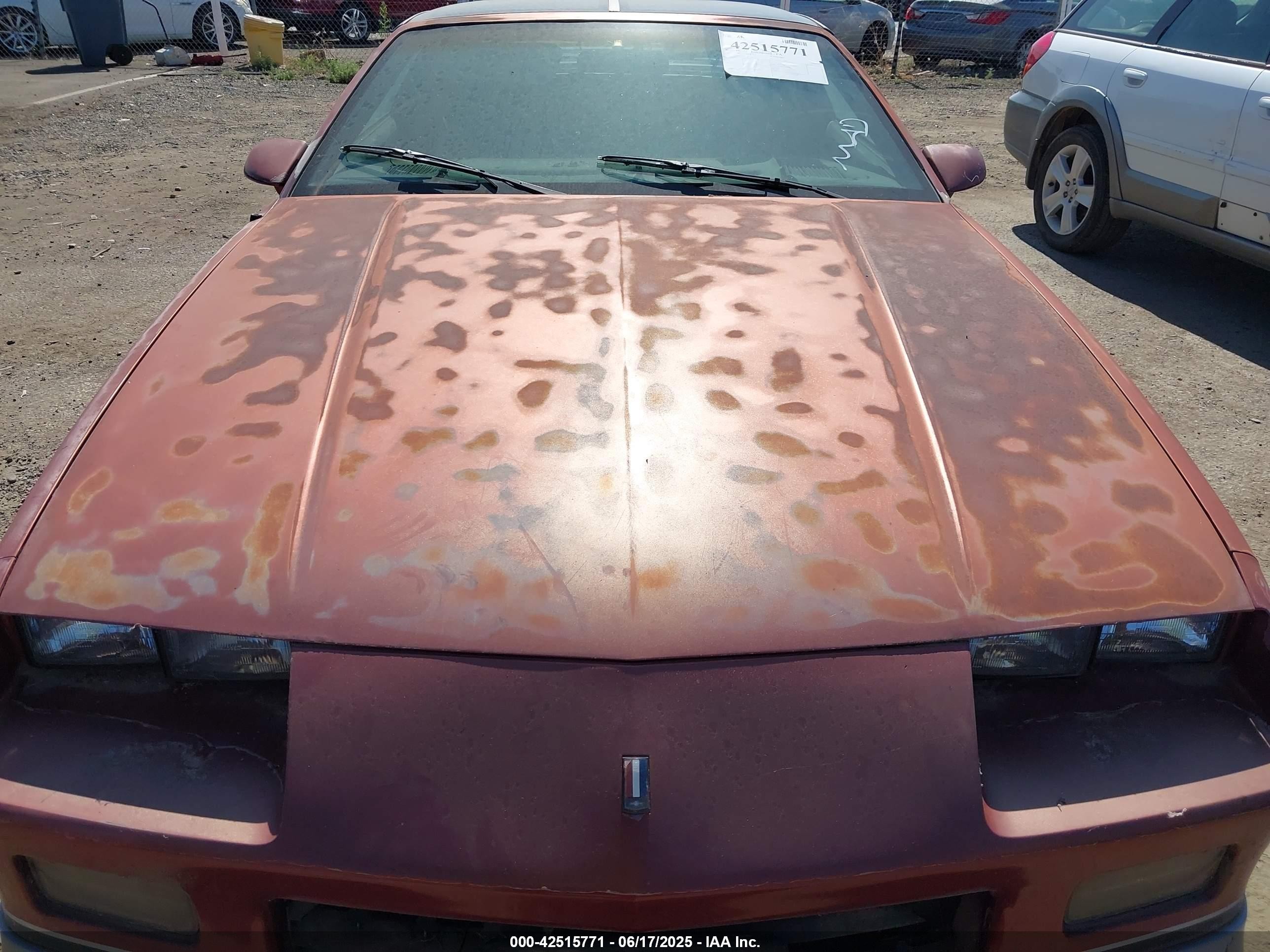 1988 Chevrolet Camaro   Brown vin: 1G1FP21E5JL147483