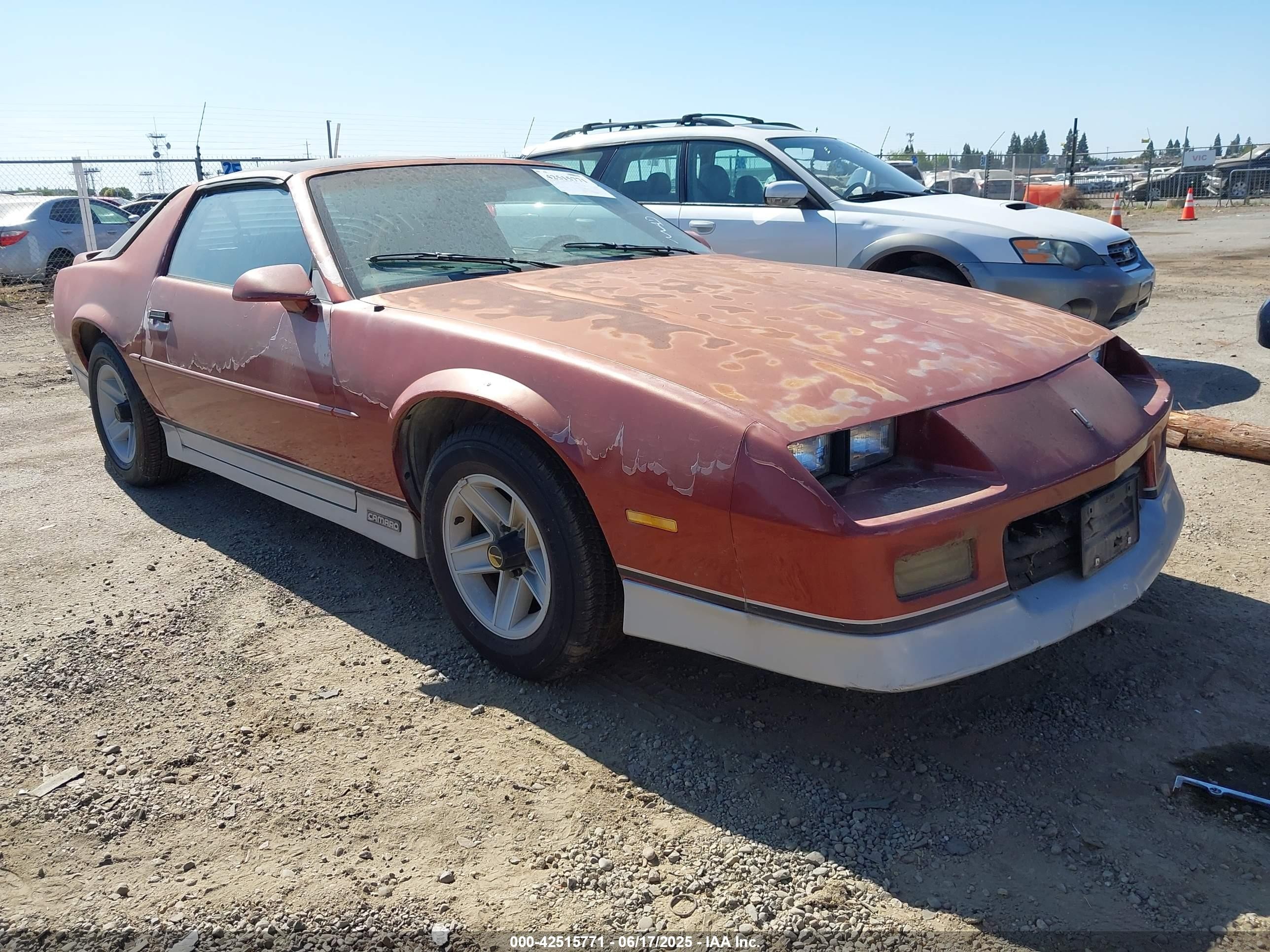 1988 Chevrolet Camaro   Brown vin: 1G1FP21E5JL147483