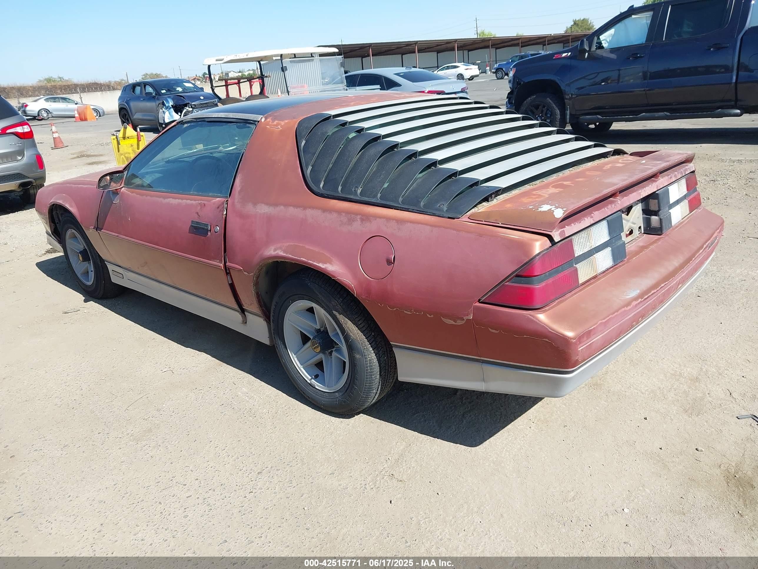 1988 Chevrolet Camaro   Brown vin: 1G1FP21E5JL147483