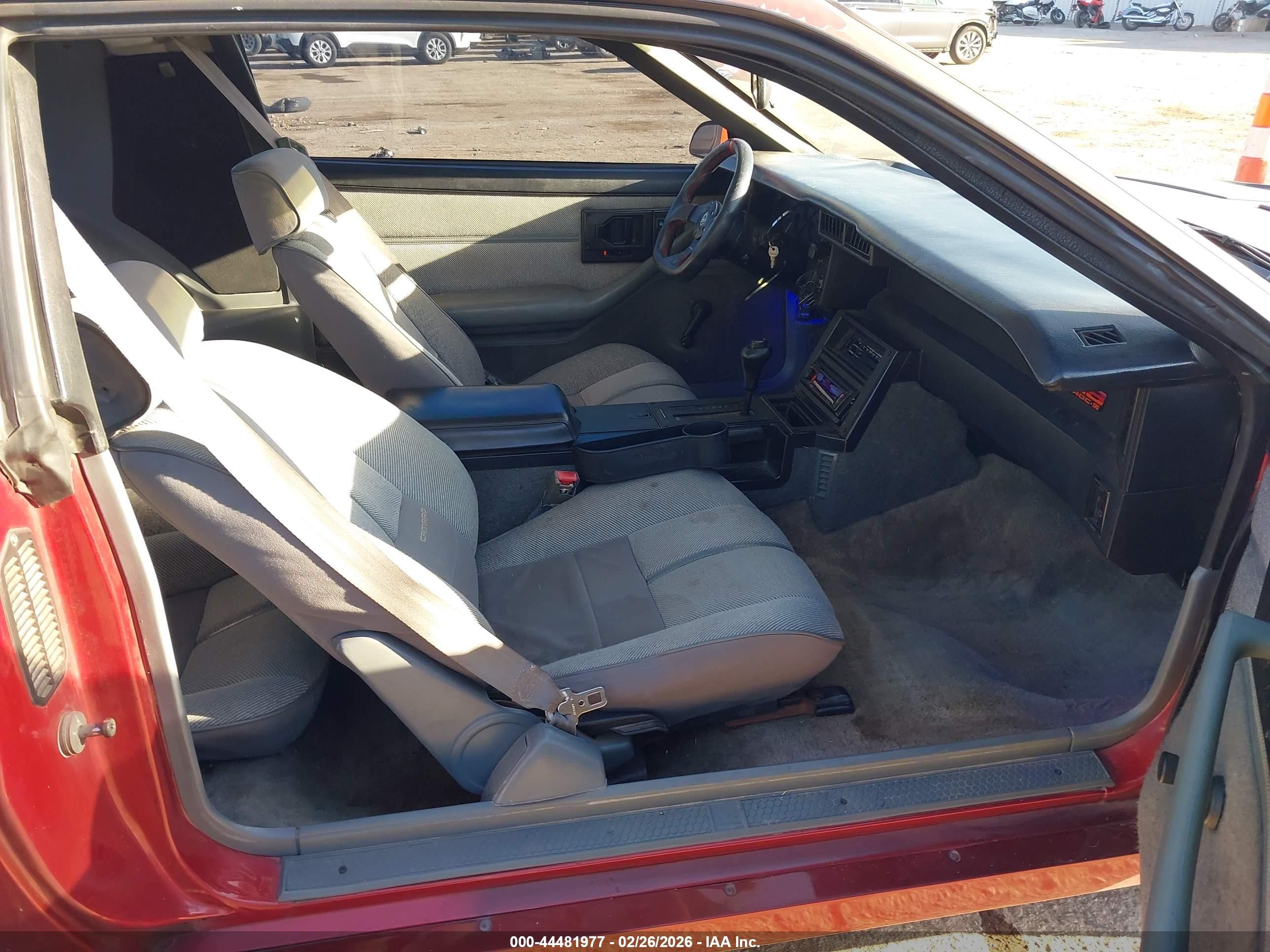 1989 Chevrolet Camaro   Темно-бордовый vin: 1G1FP21E5KL169761