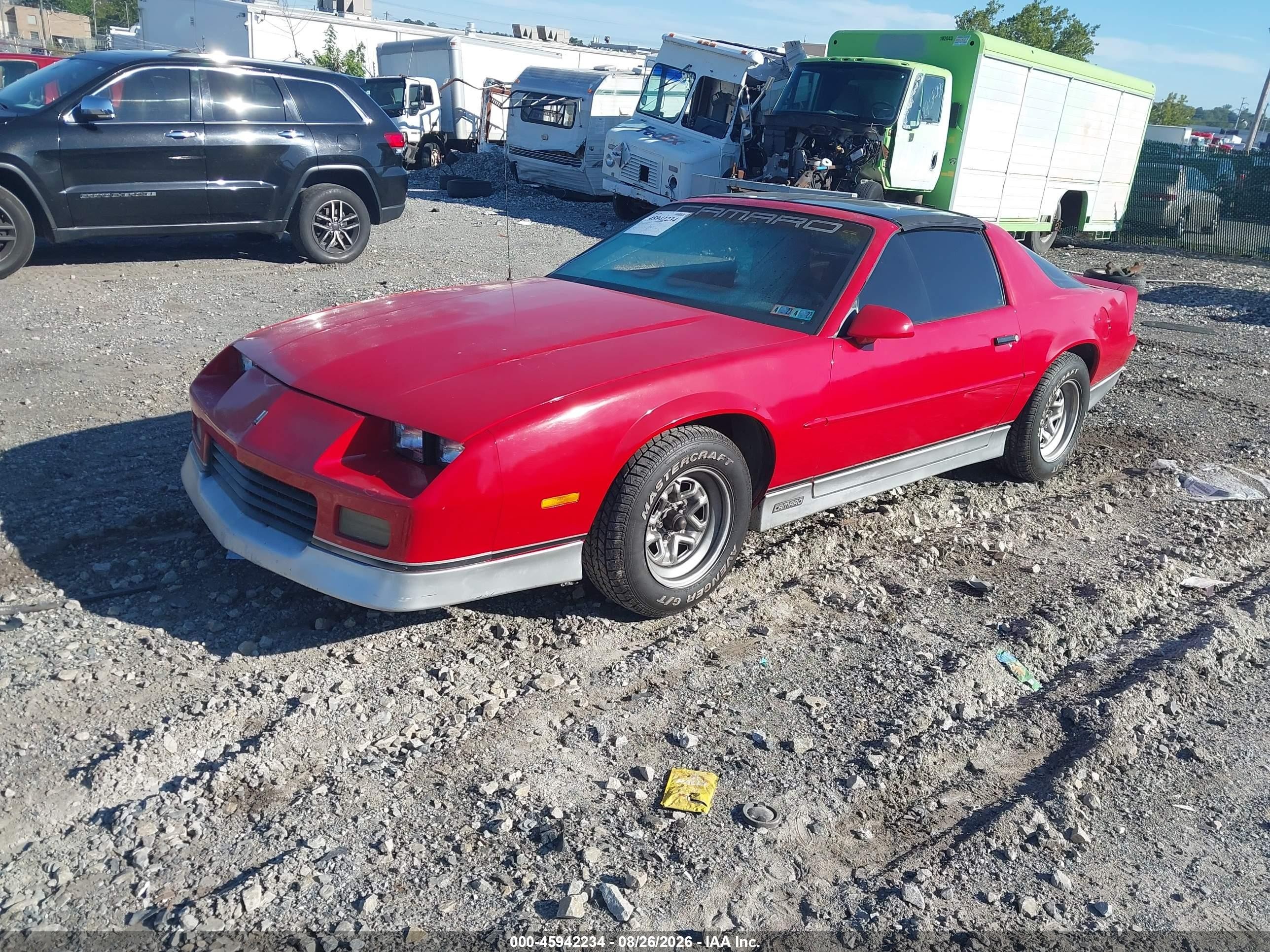 1988 Chevrolet Camaro   Красный vin: 1G1FP21E7JL195809