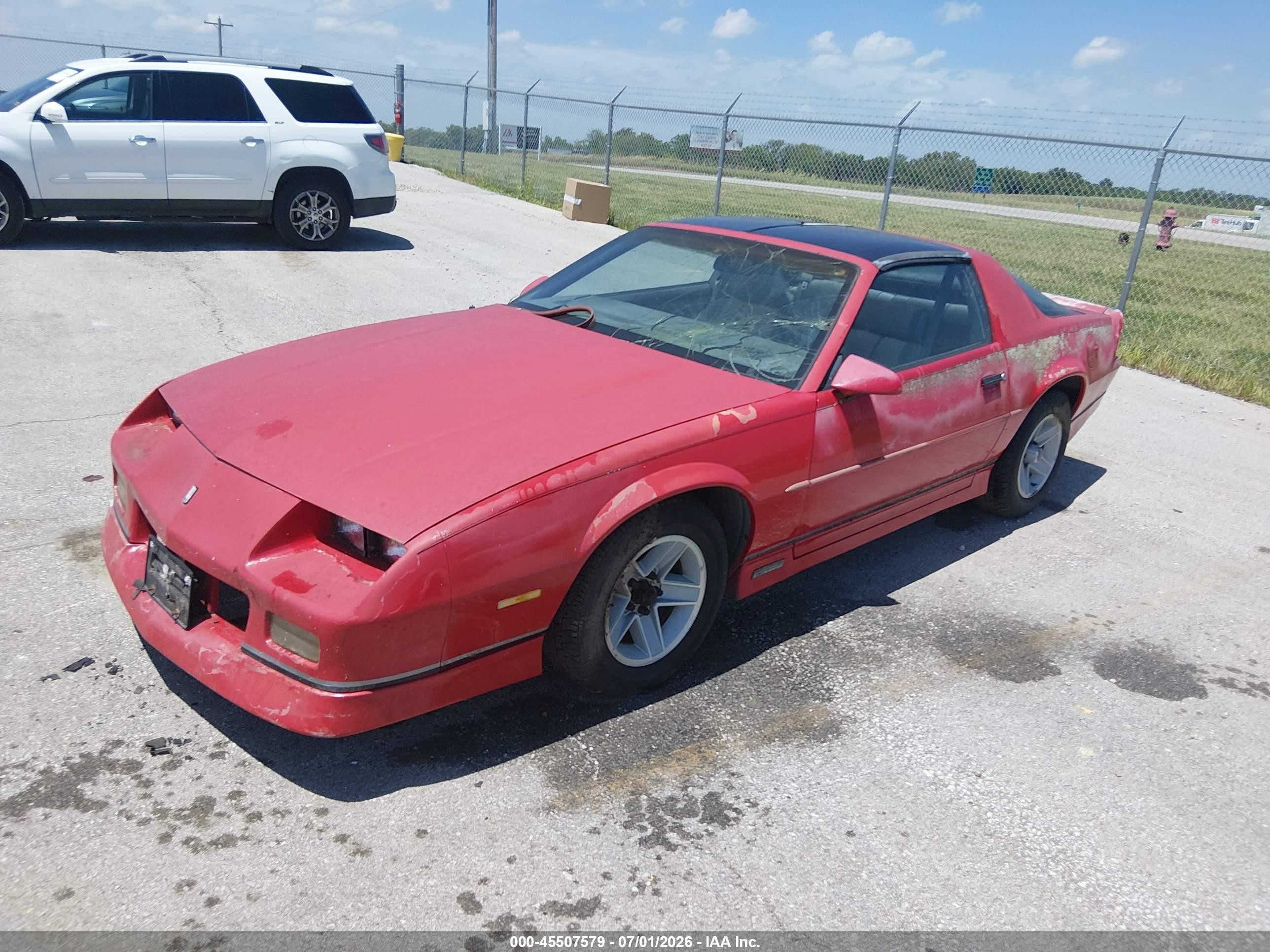 1989 Chevrolet Camaro   Red vin: 1G1FP21E8KL109974
