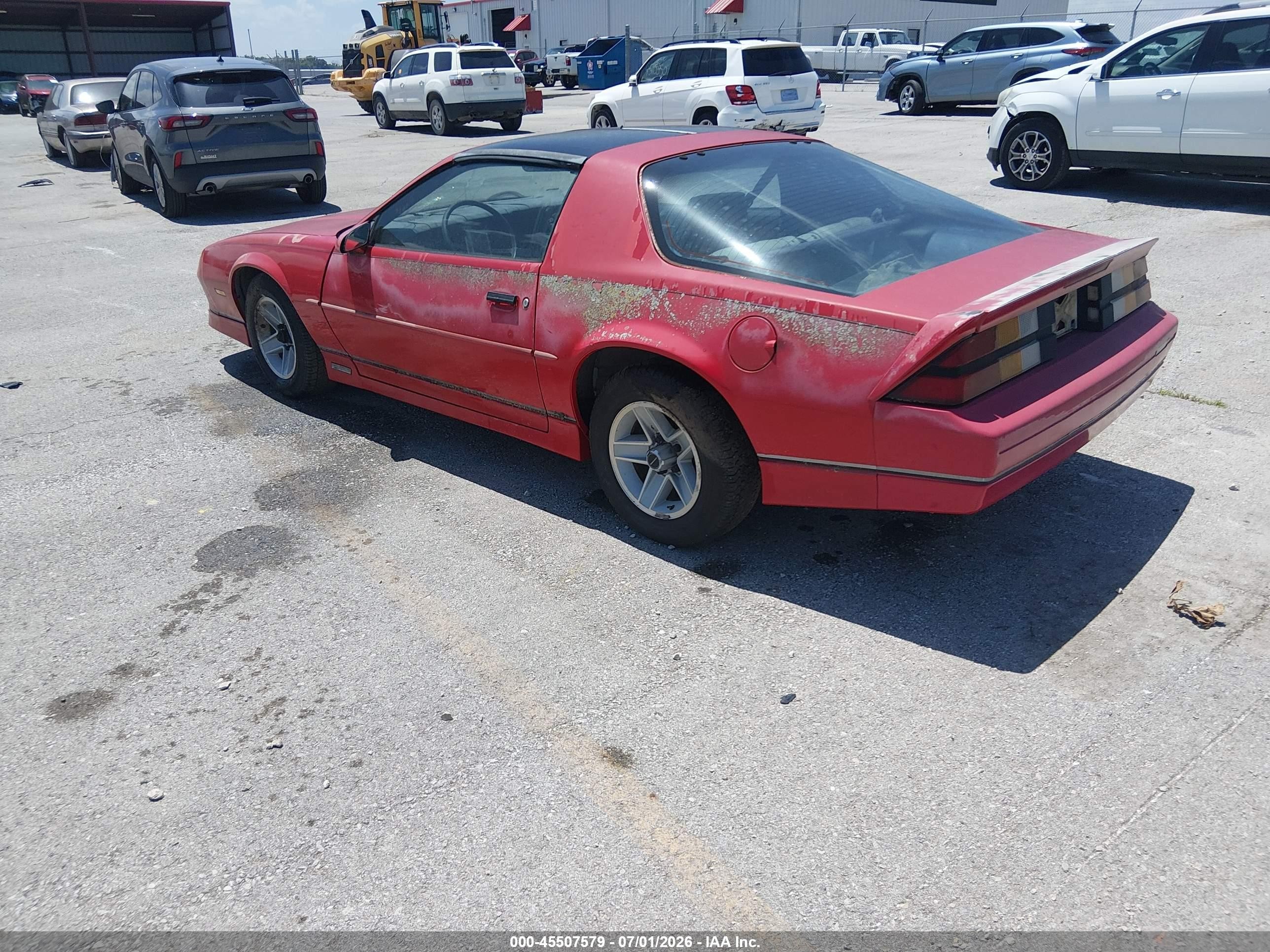 1989 Chevrolet Camaro   Red vin: 1G1FP21E8KL109974