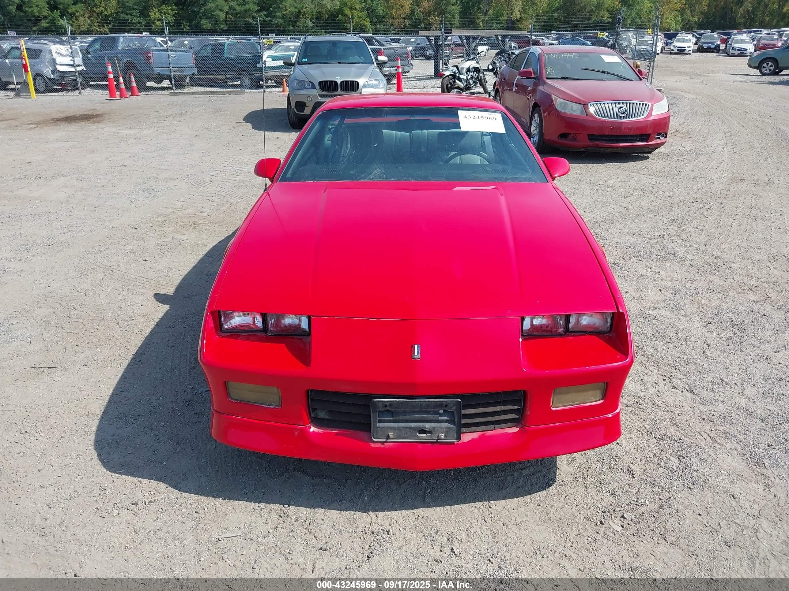 1989 Chevrolet Camaro   Красный vin: 1G1FP21EXKL138456