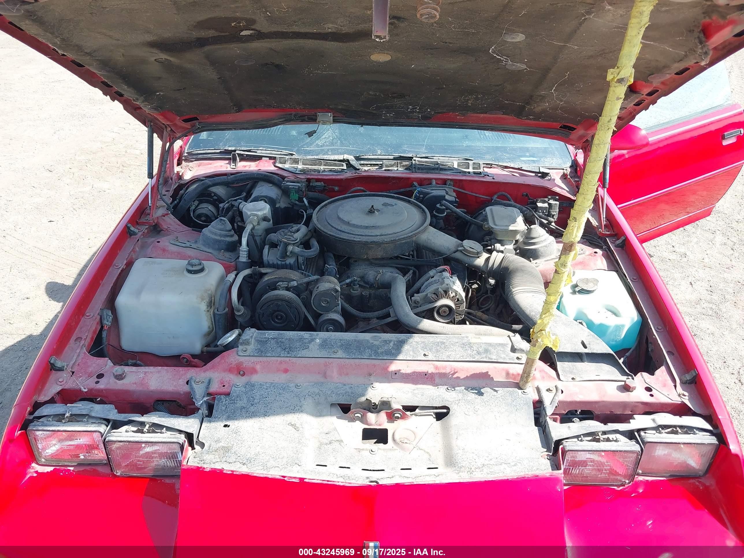 1989 Chevrolet Camaro   Красный vin: 1G1FP21EXKL138456