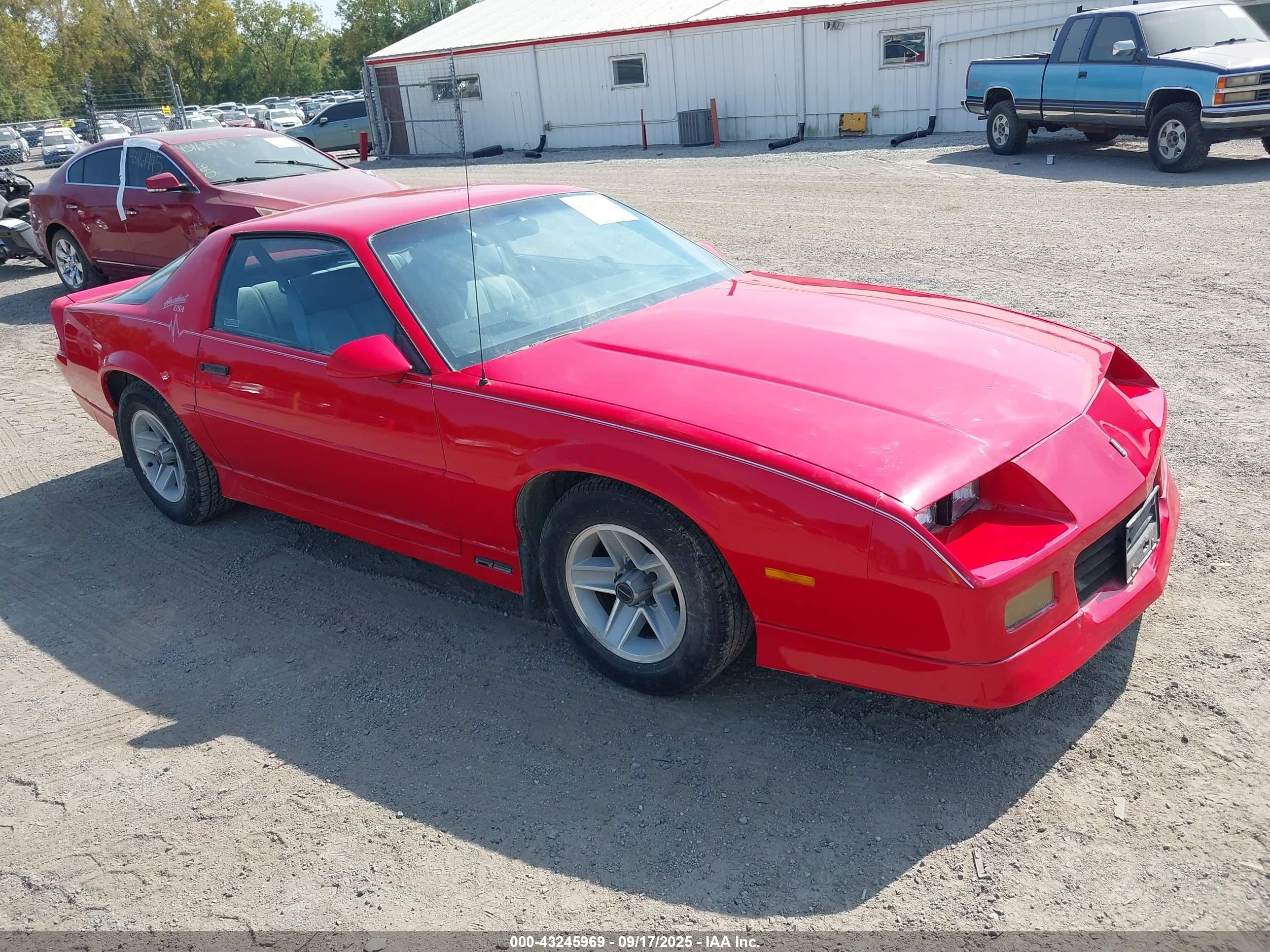 1989 Chevrolet Camaro   Красный vin: 1G1FP21EXKL138456