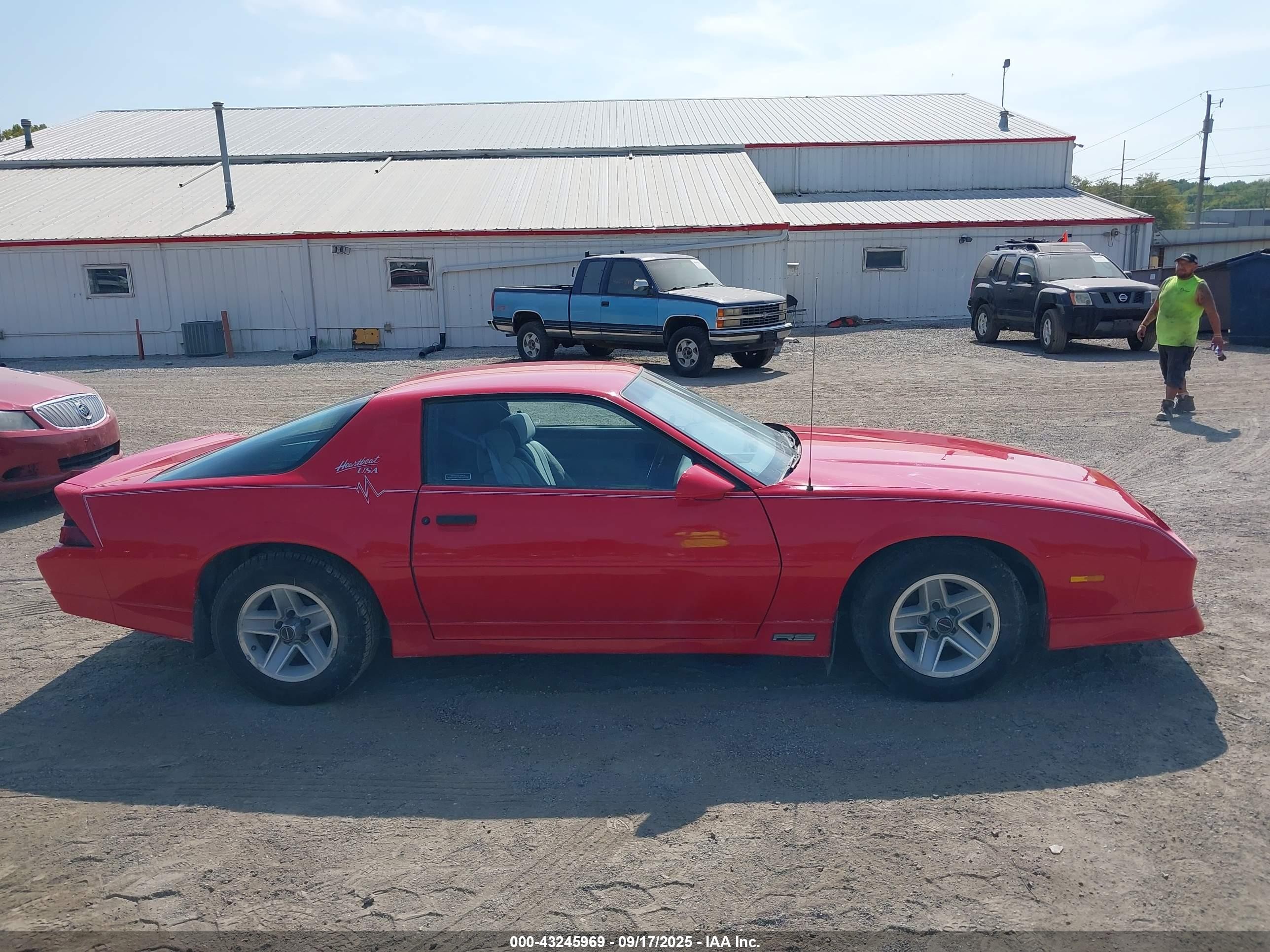 1989 Chevrolet Camaro   Красный vin: 1G1FP21EXKL138456
