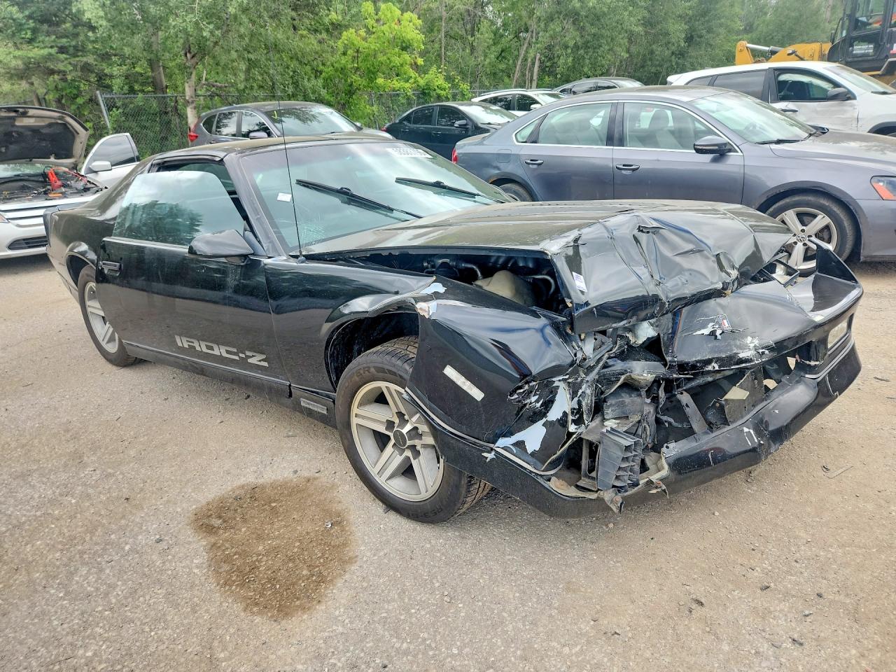 1988 Chevrolet Camaro Black vin: 1G1FP21F0JL179220