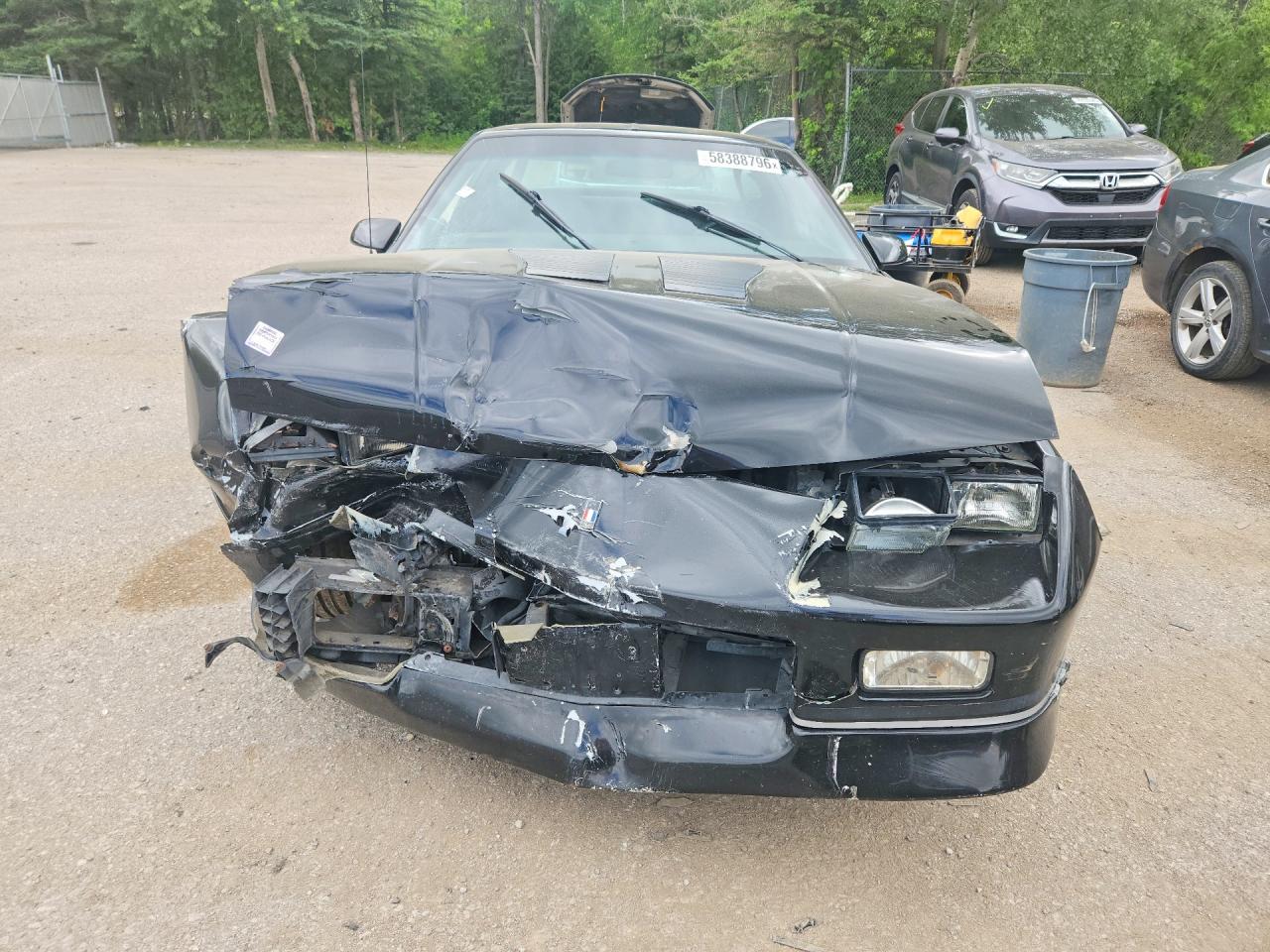 1988 Chevrolet Camaro Black vin: 1G1FP21F0JL179220