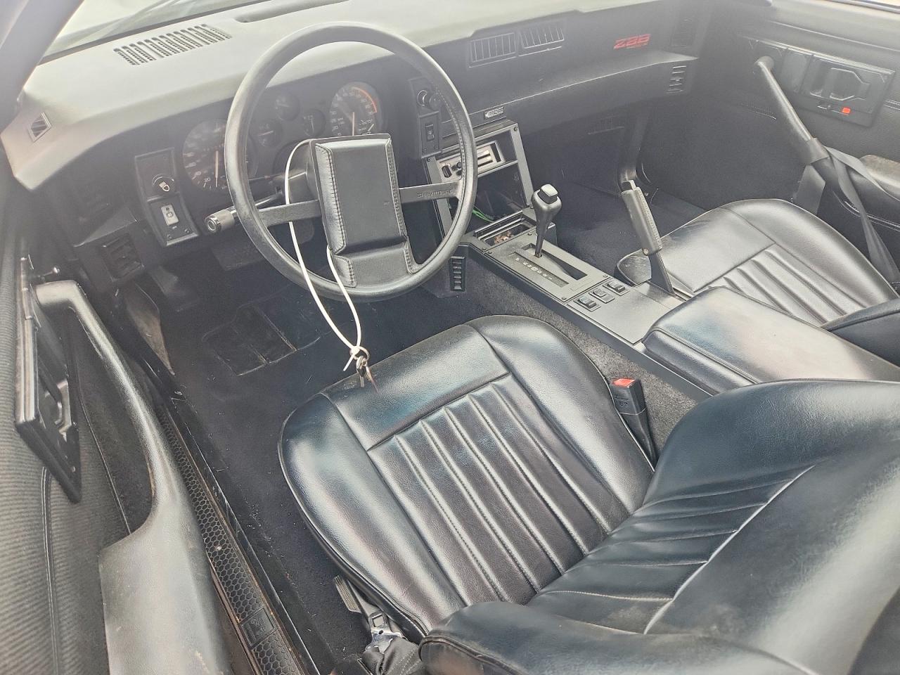 1988 Chevrolet Camaro Black vin: 1G1FP21F0JL179220