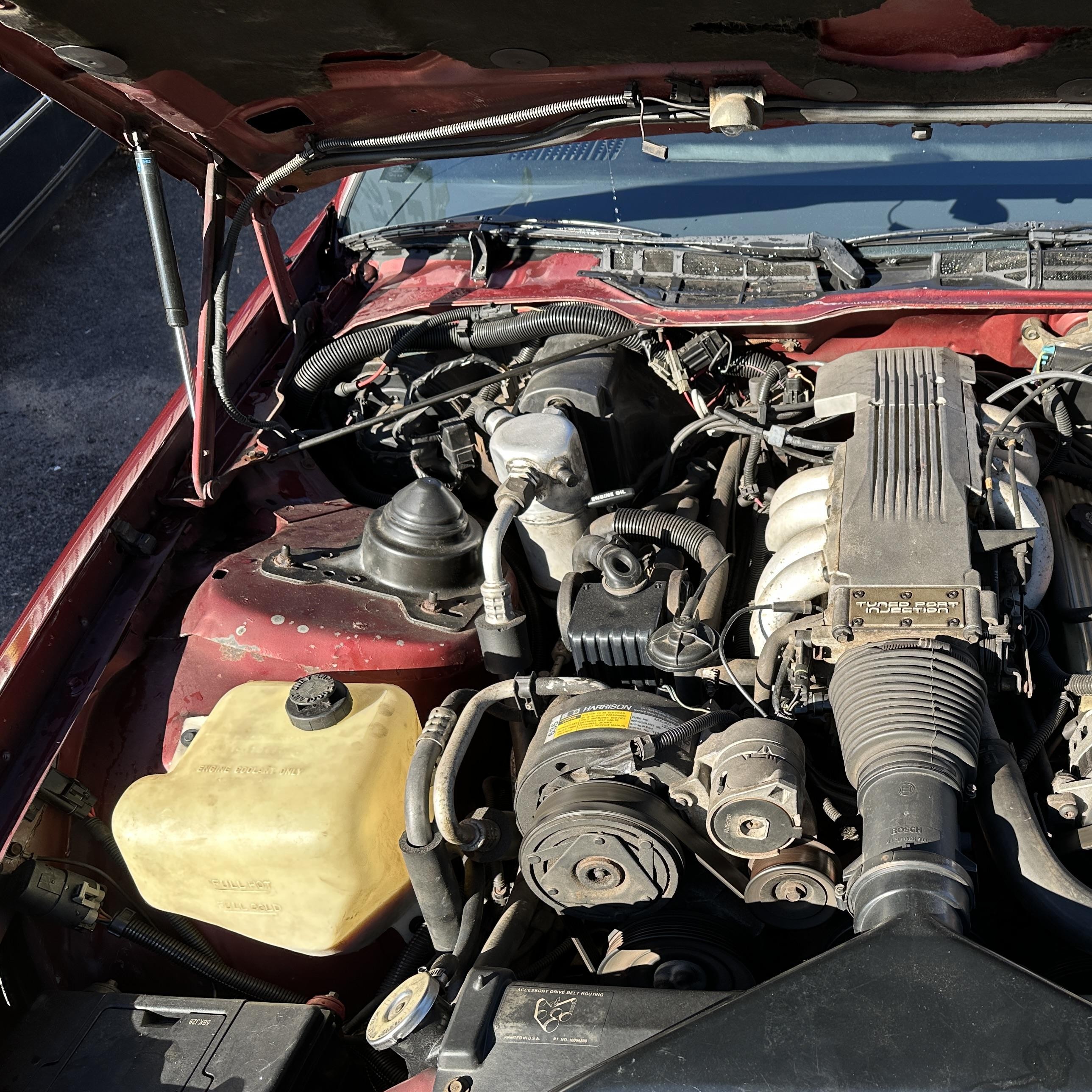 1988 Chevrolet Camaro   Maroon vin: 1G1FP21F1JL138014