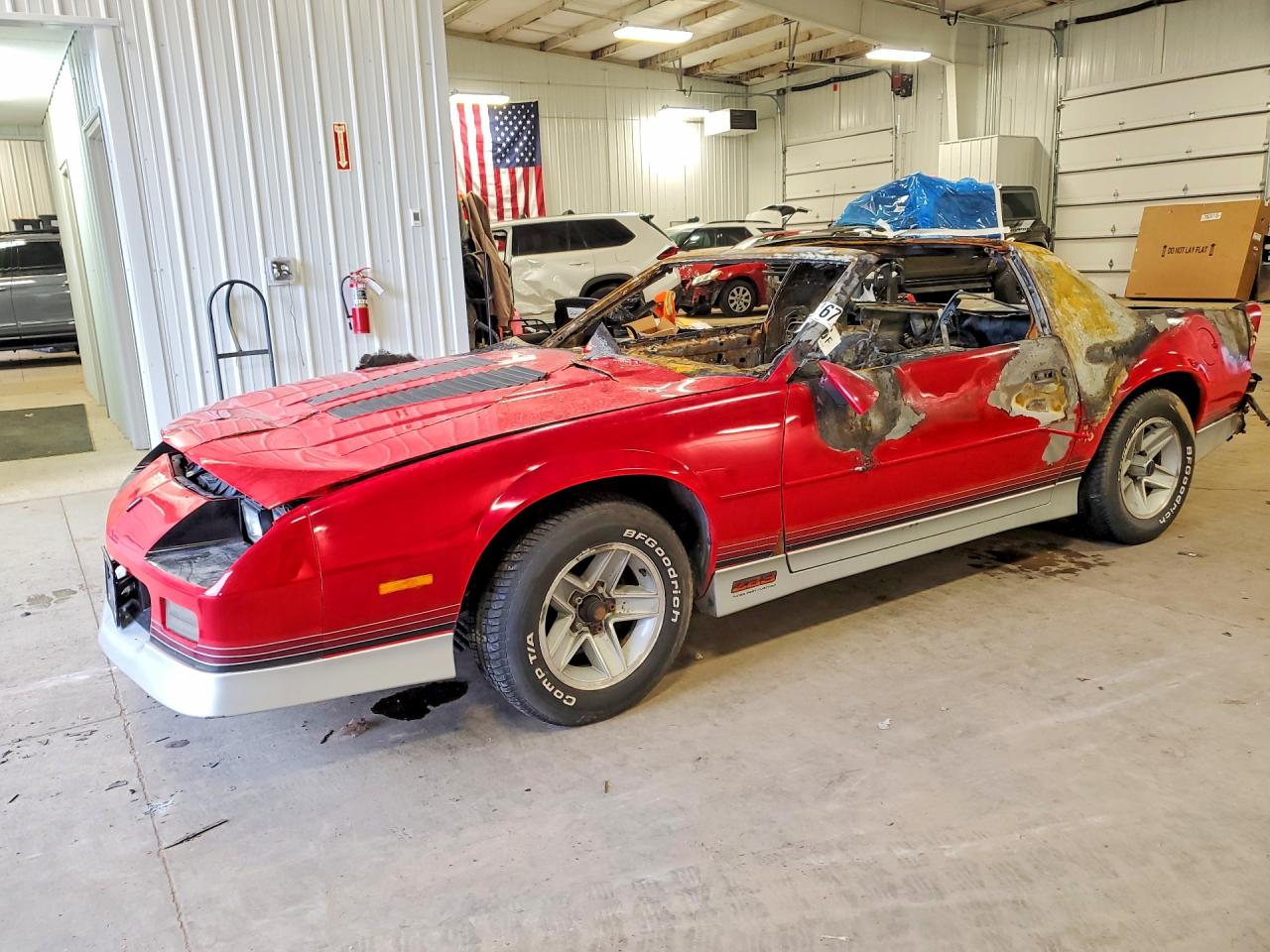 1987 Chevrolet Camaro Red vin: 1G1FP21F2HL151199