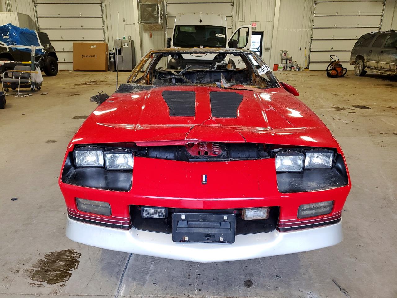 1987 Chevrolet Camaro Red vin: 1G1FP21F2HL151199